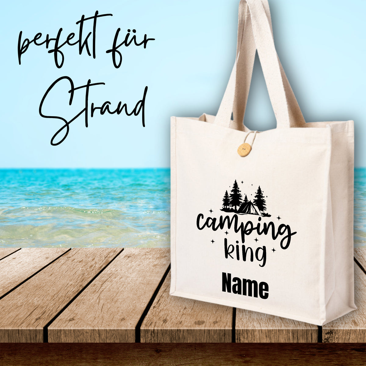Tasche Camping King - Dein treuer Begleiter für Abenteuer