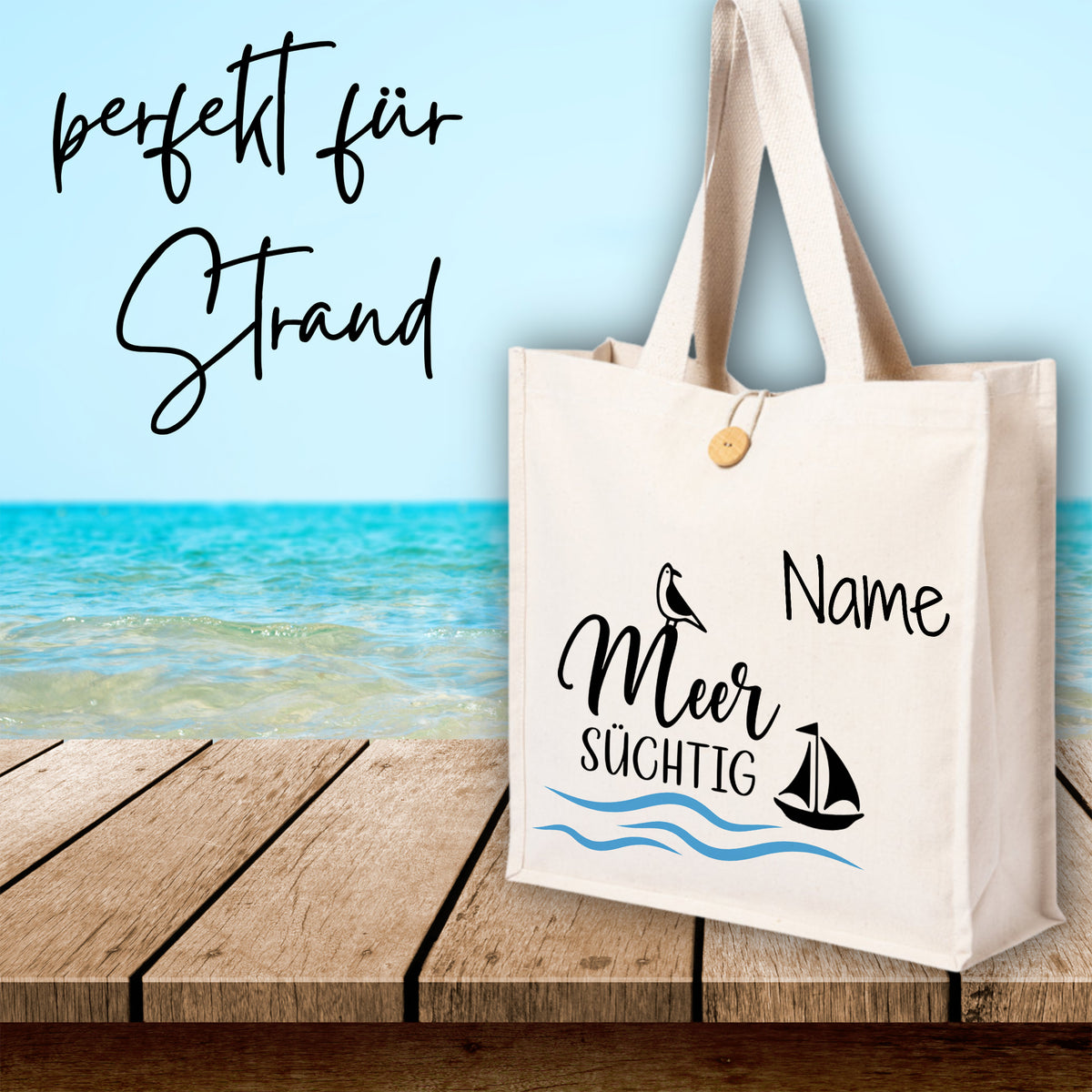 Tasche Meer Süchtig