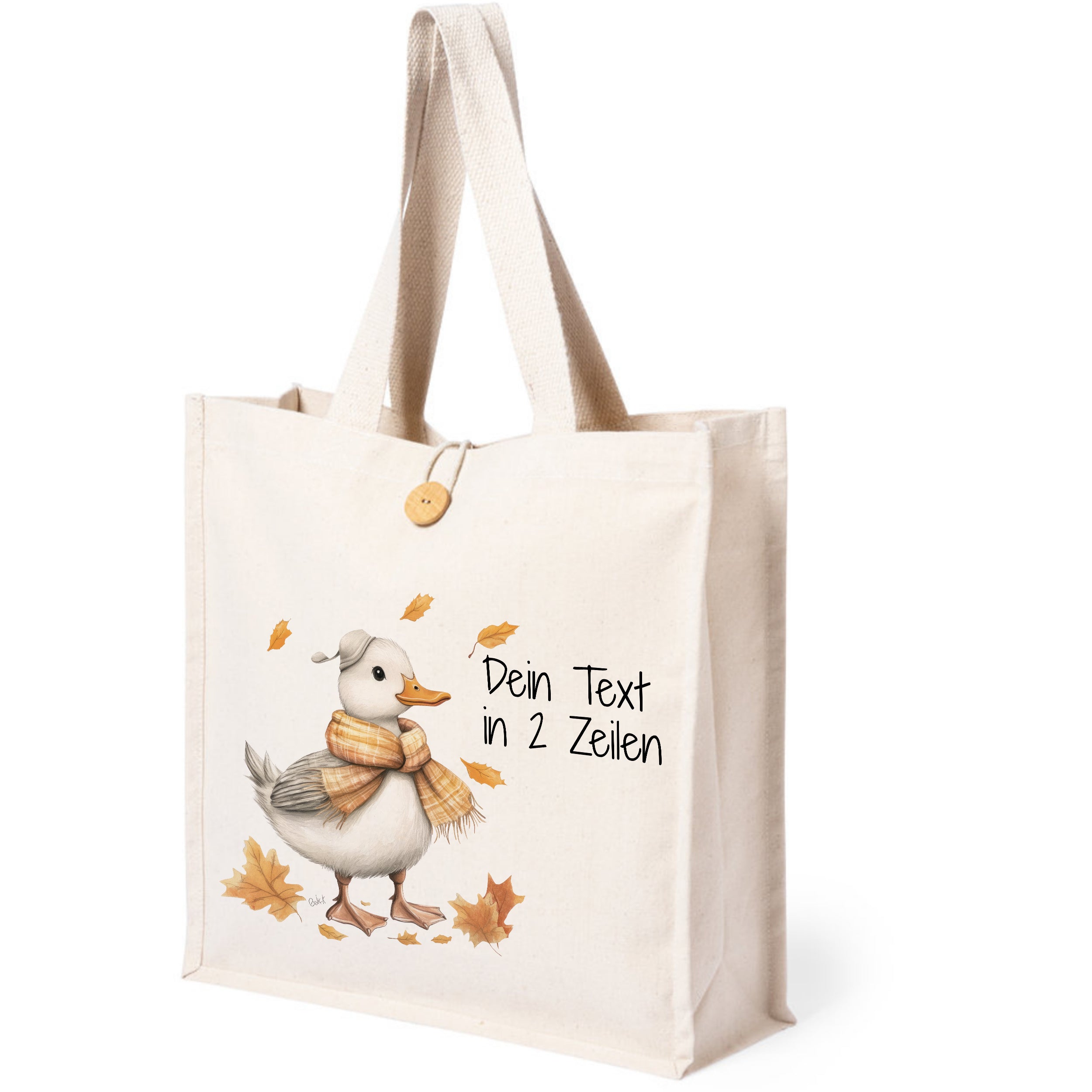 Tasche mit Entenmotiv