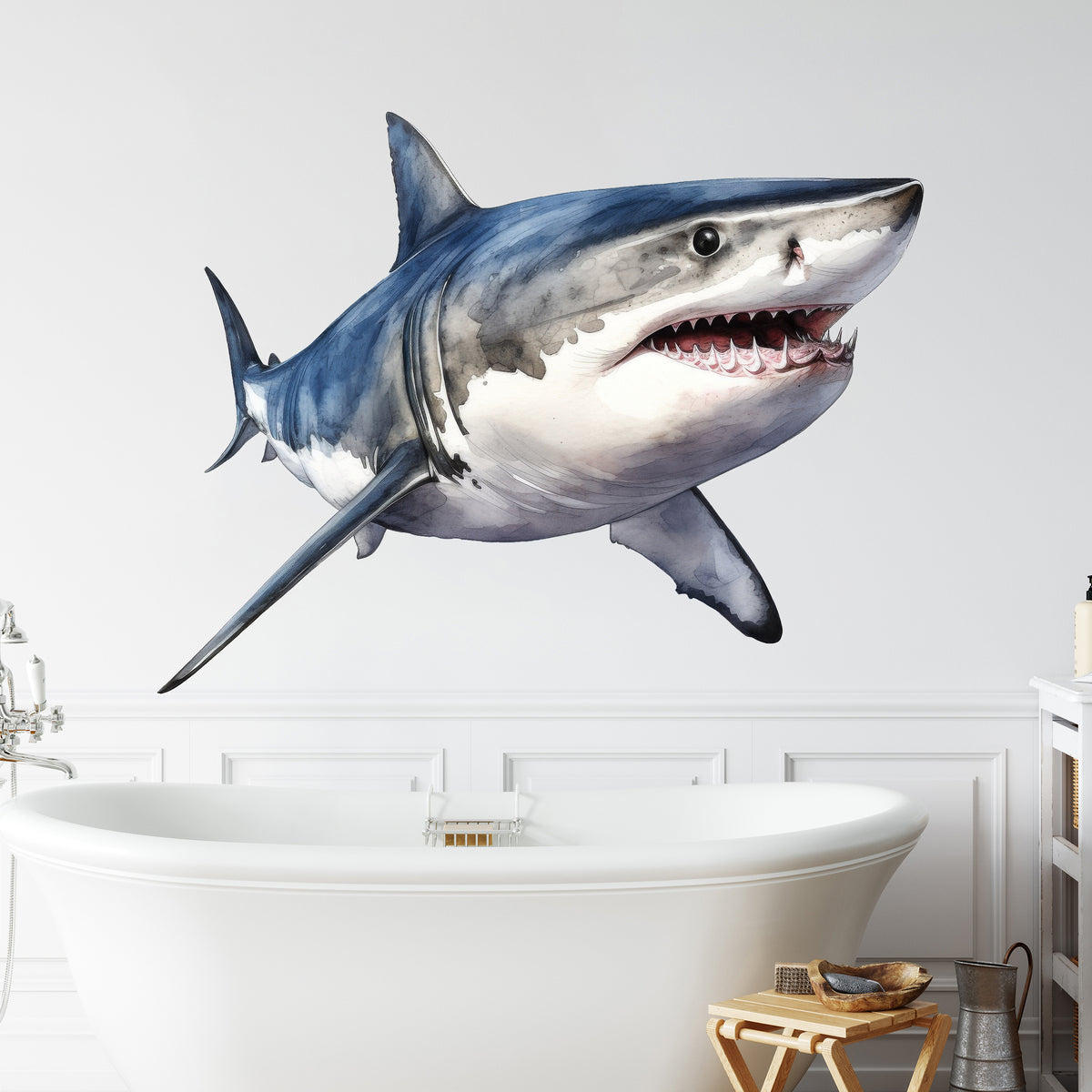 Wandtattoo Hai
