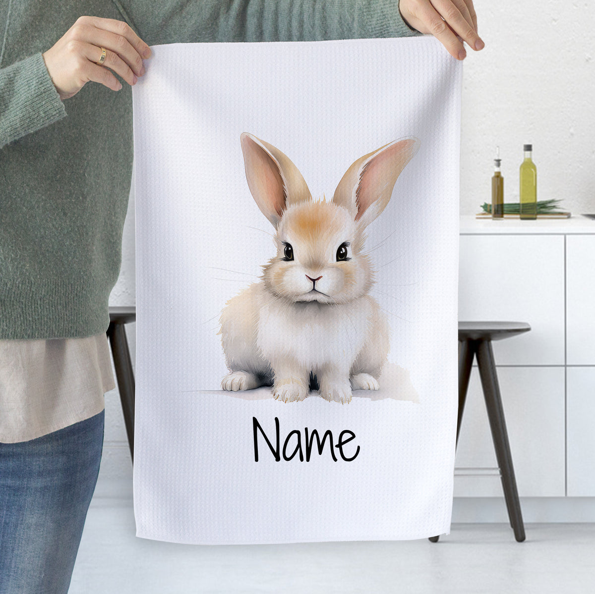 Geschirrtuch Hase