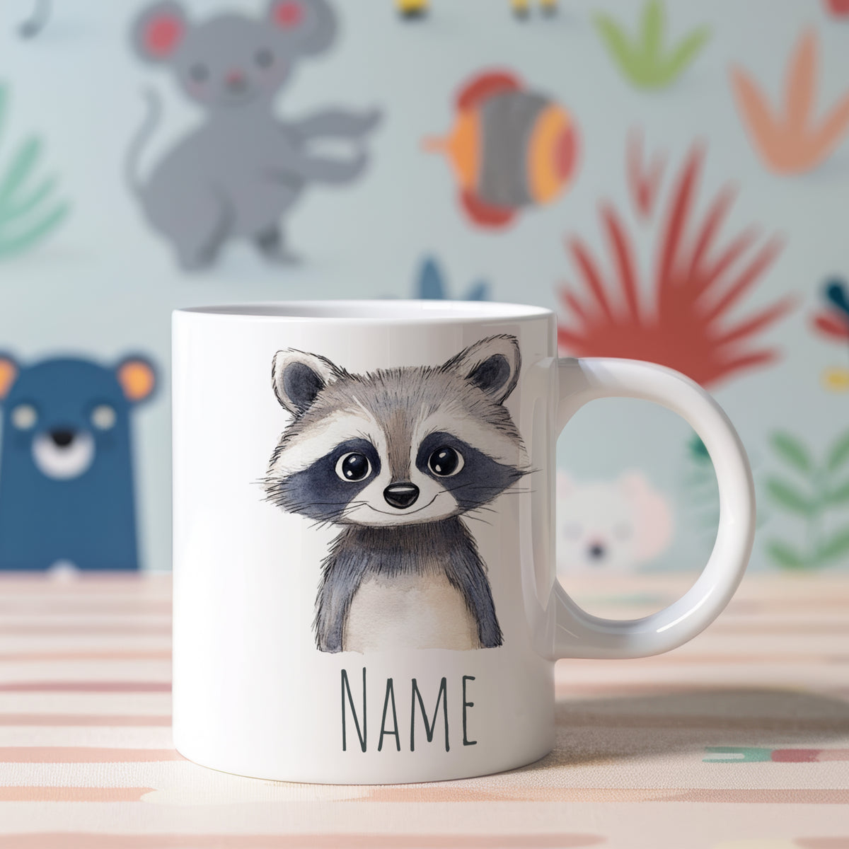Tasse Waschbär