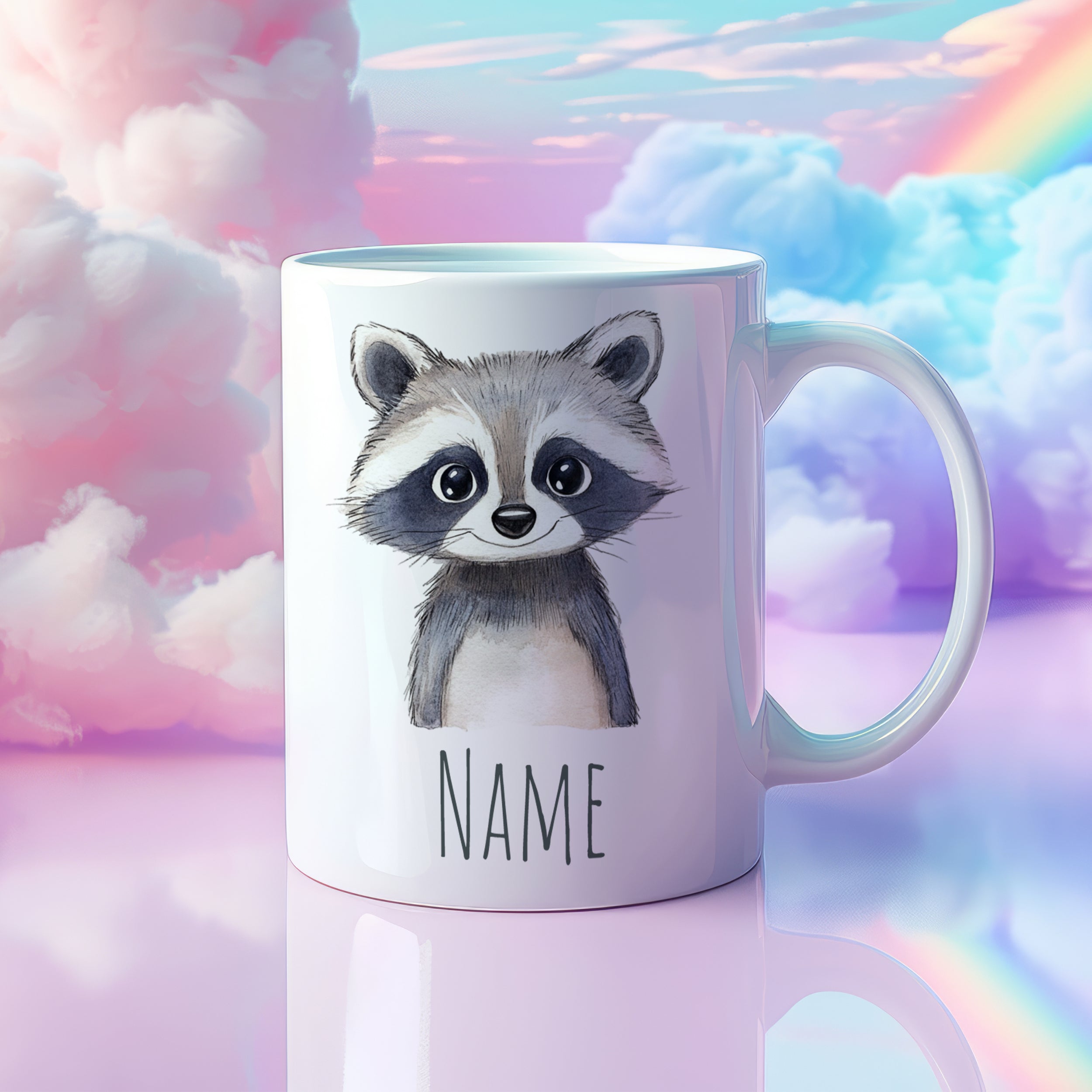 Tasse Waschbär