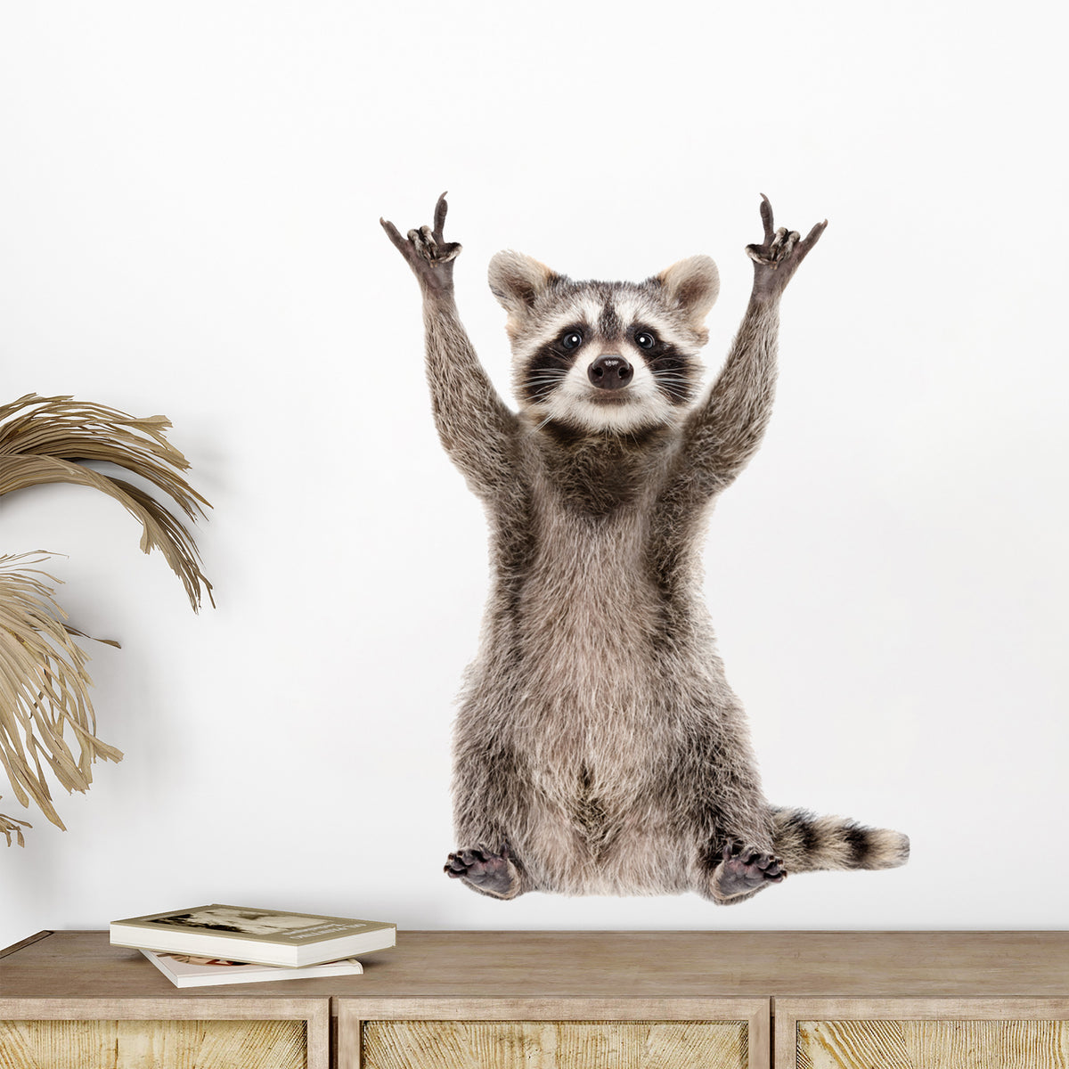Wandtattoo Waschbär