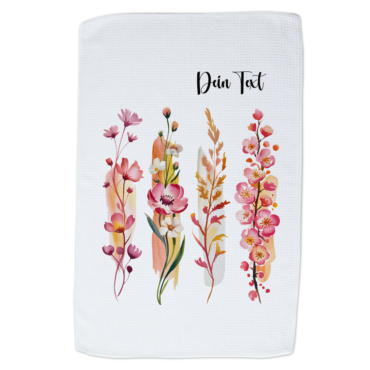 Geschirrtuch mit Blumenmotiv - Für deine kreative Küche
