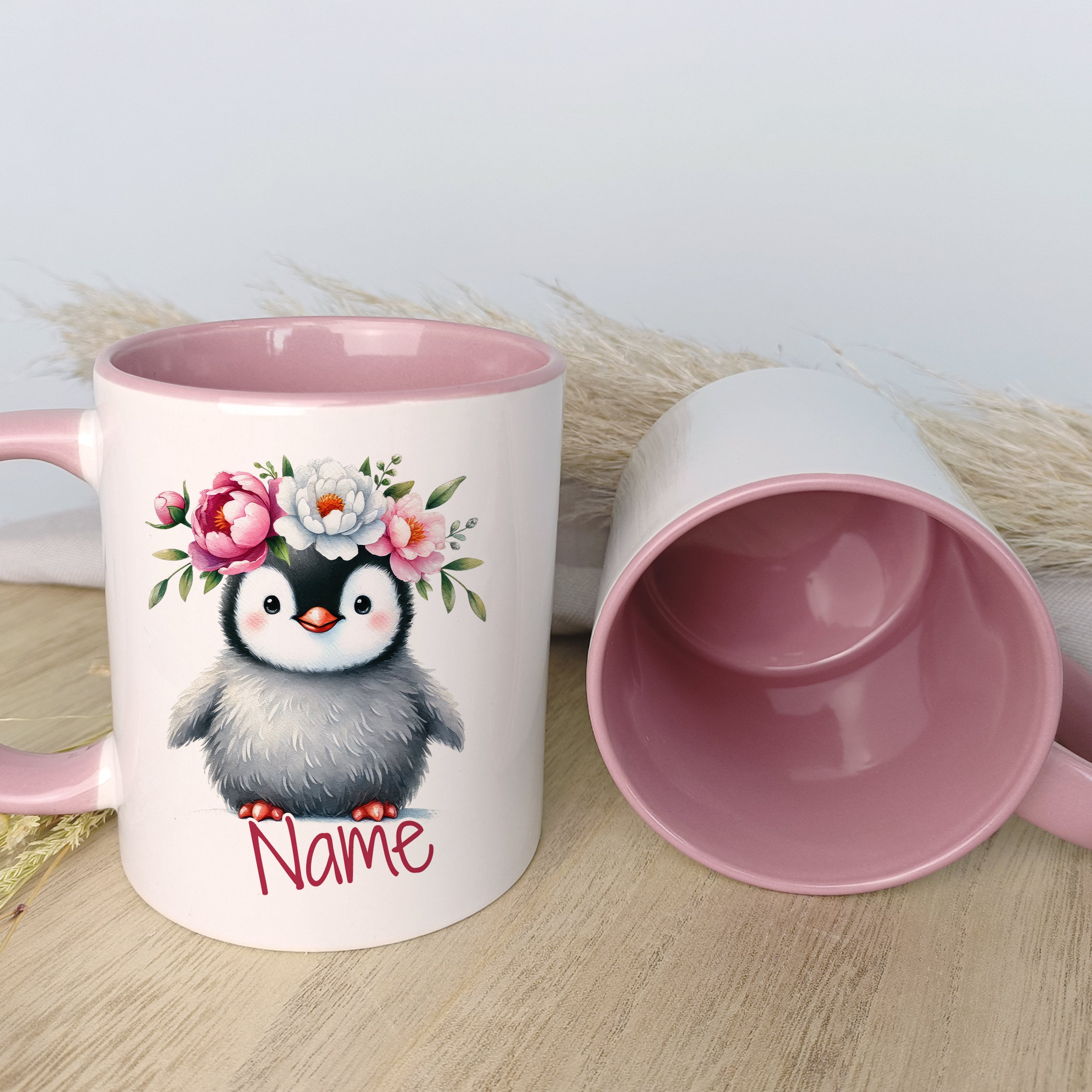 Personalisierte Tasse Pinguin