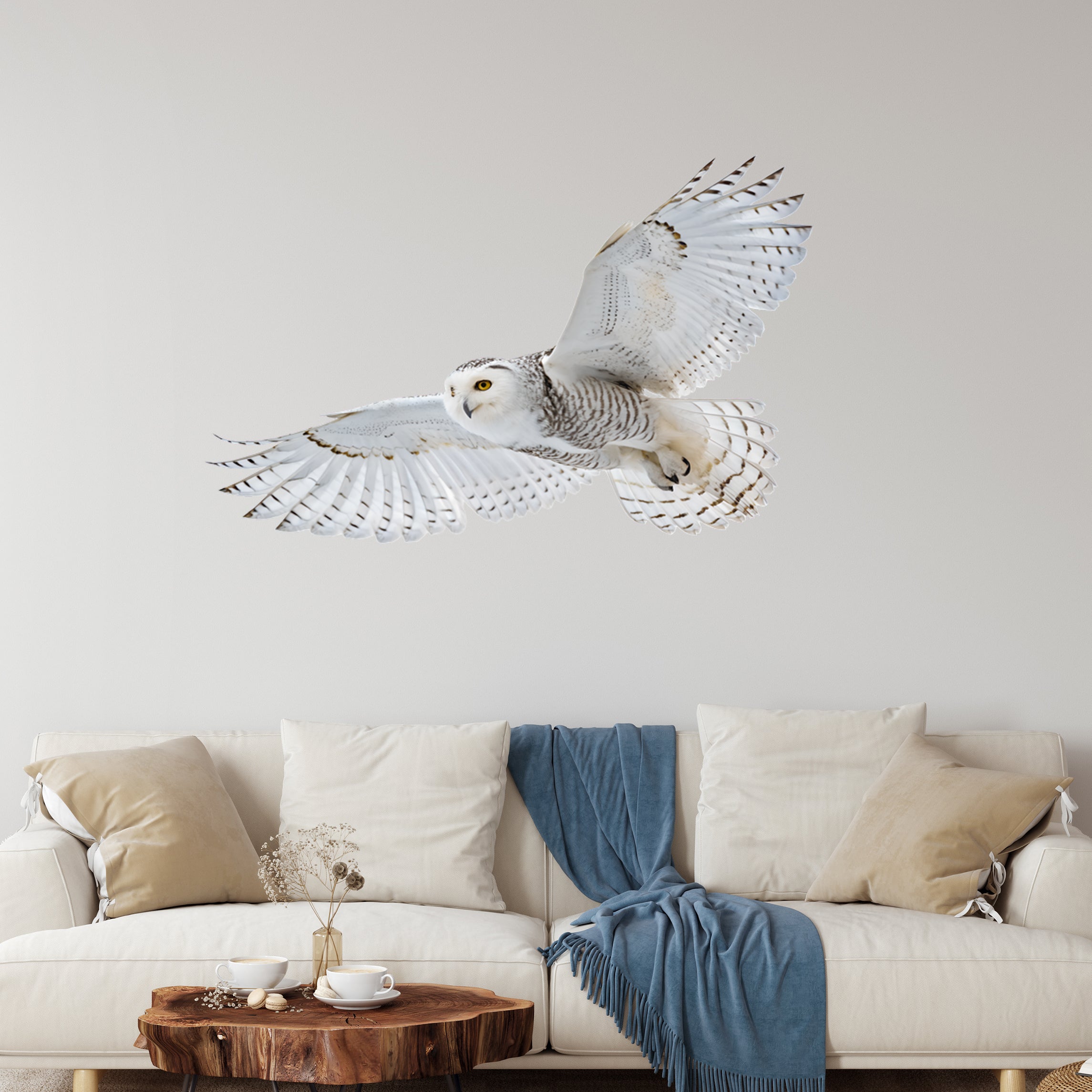 Wandtattoo Schneeeule