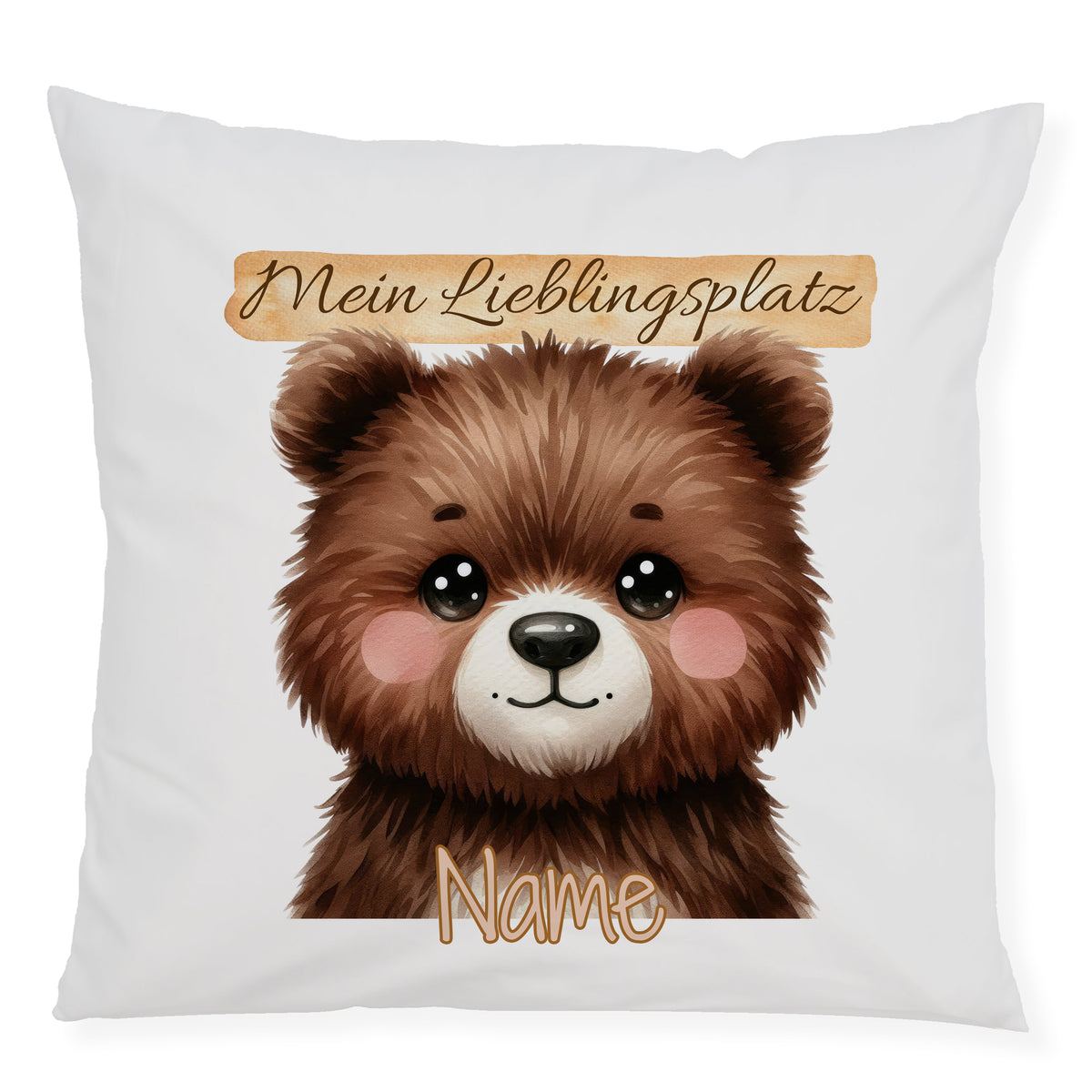 Kissenbezug Bär Lieblingsplatz
