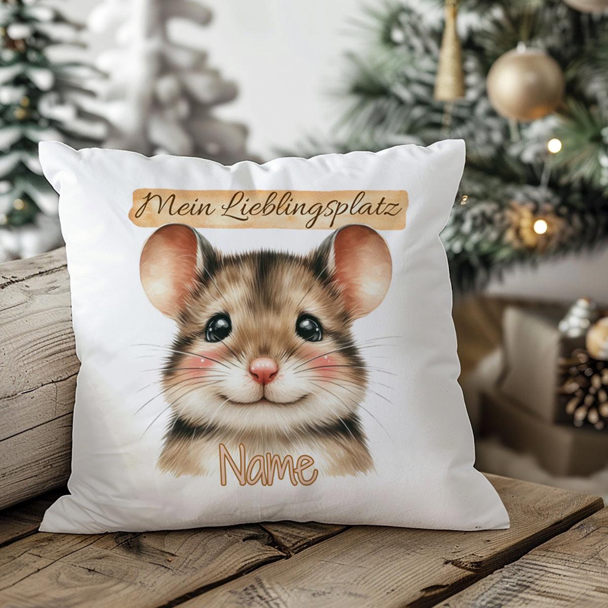 Kissenbezug Maus Lieblingsplatz