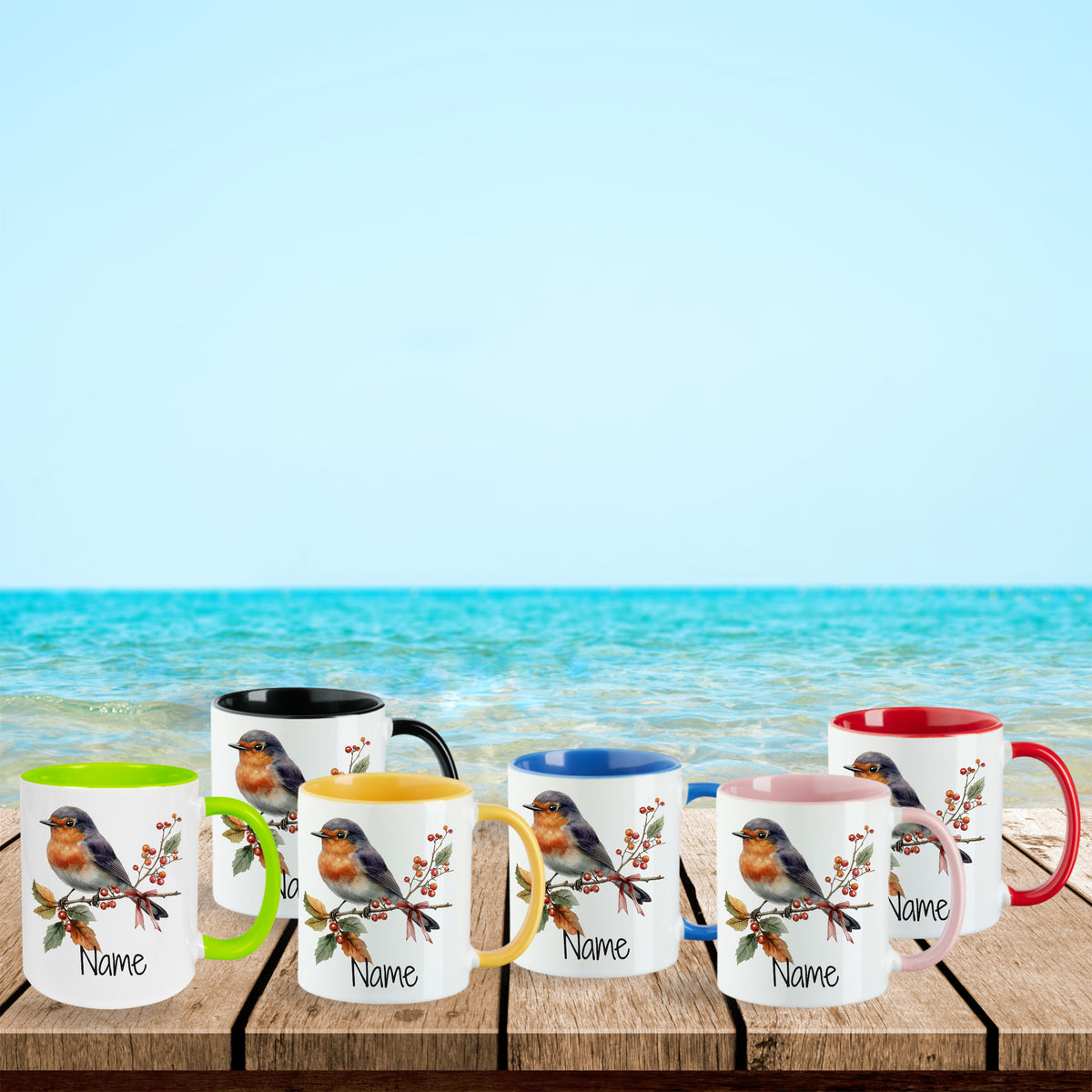 Tasse Rotkehlchen