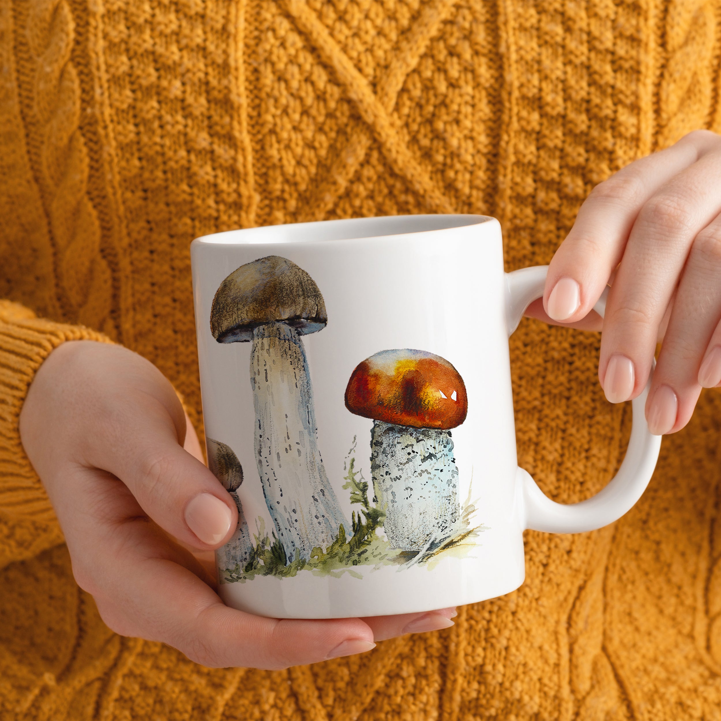 Tasse Pilze