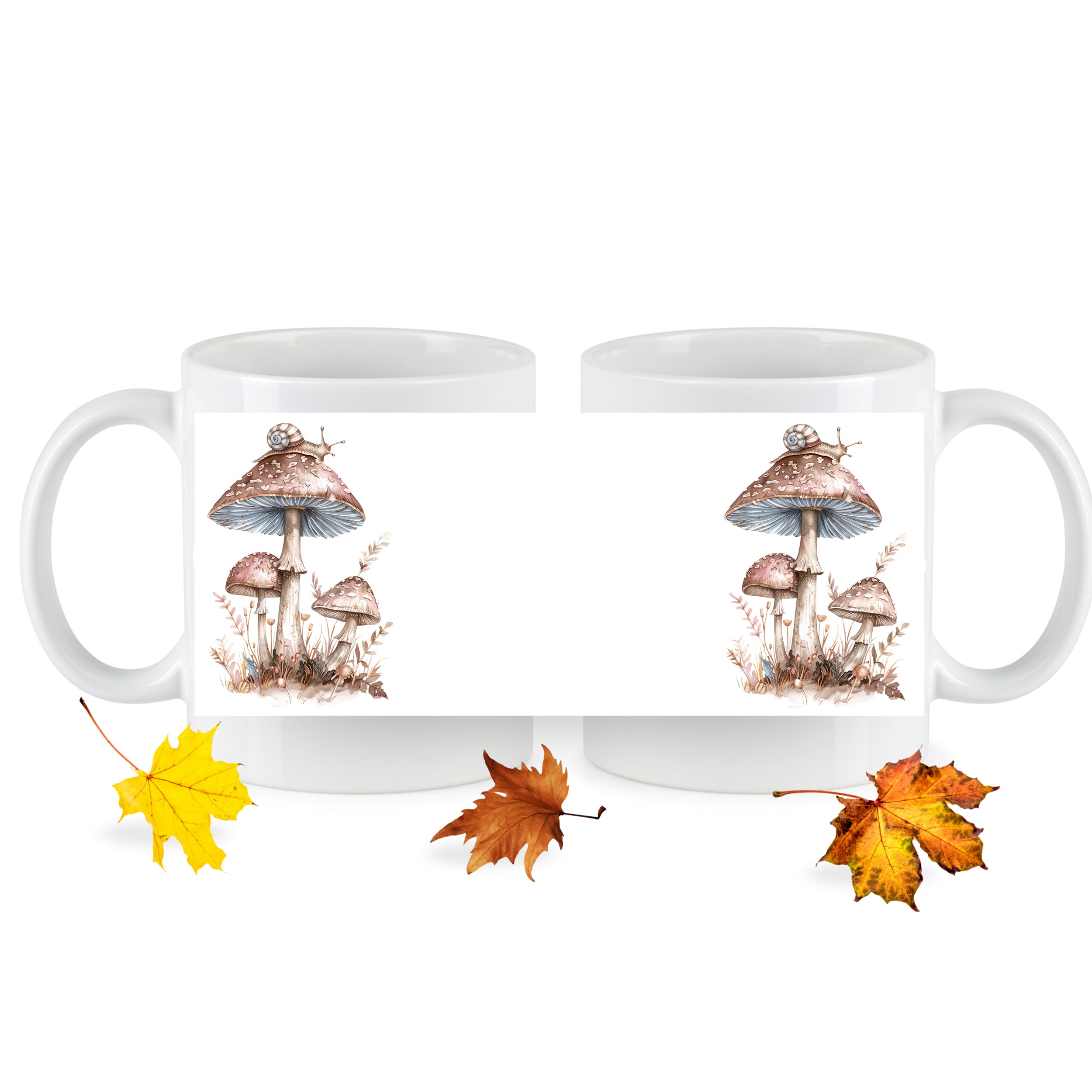 Tasse mit Pilzmotiv
