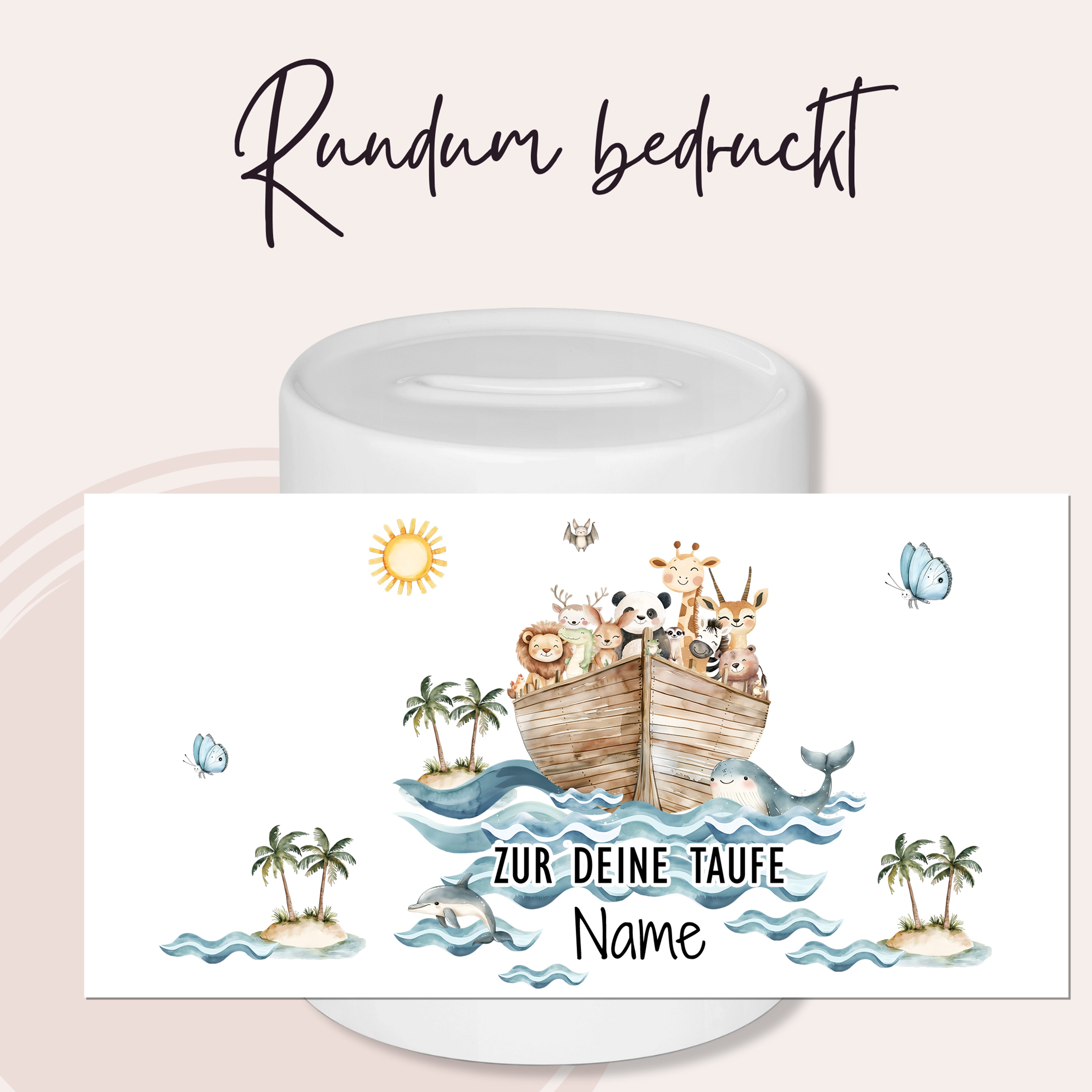Spardose Taufe - Ein liebevoller Begleiter für deine Kleinen