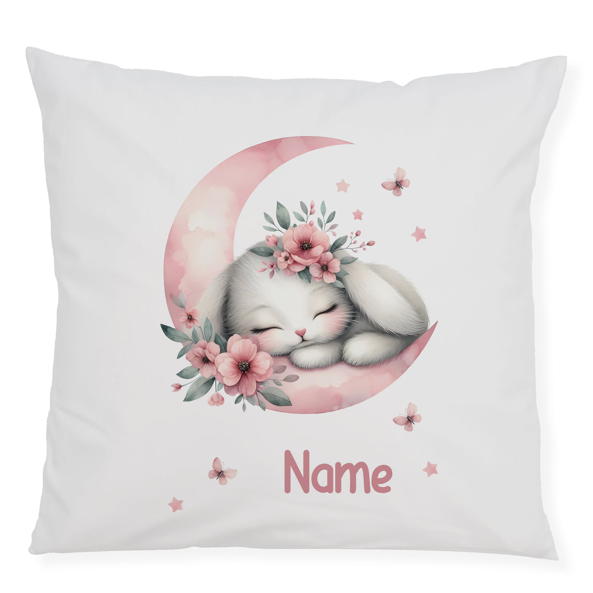 Kissen mit Kanninchen, Geschenk zur Geburt