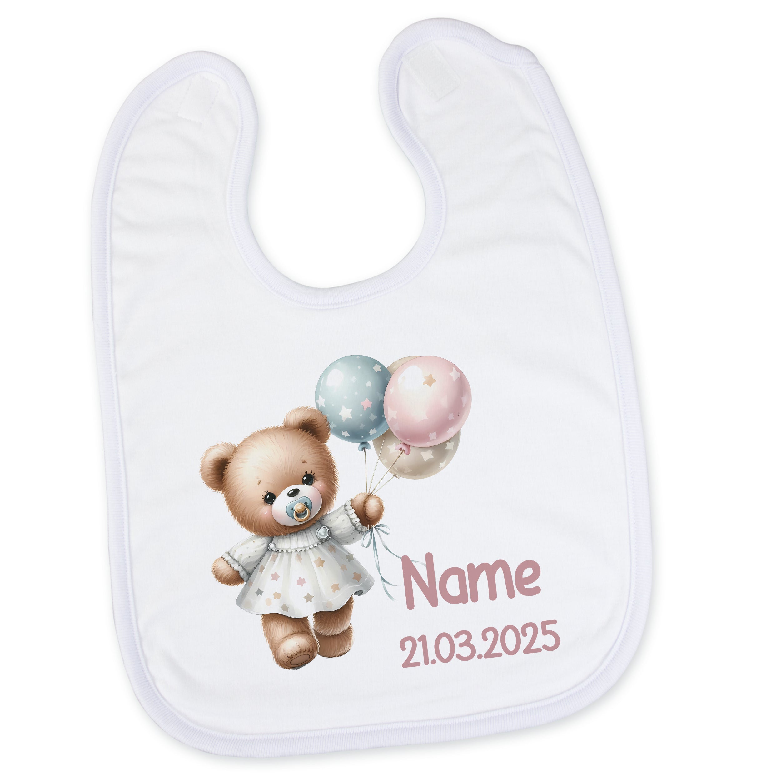 Lätzchen mit Teddy - Ein süßer Begleiter für kleine Abenteurer