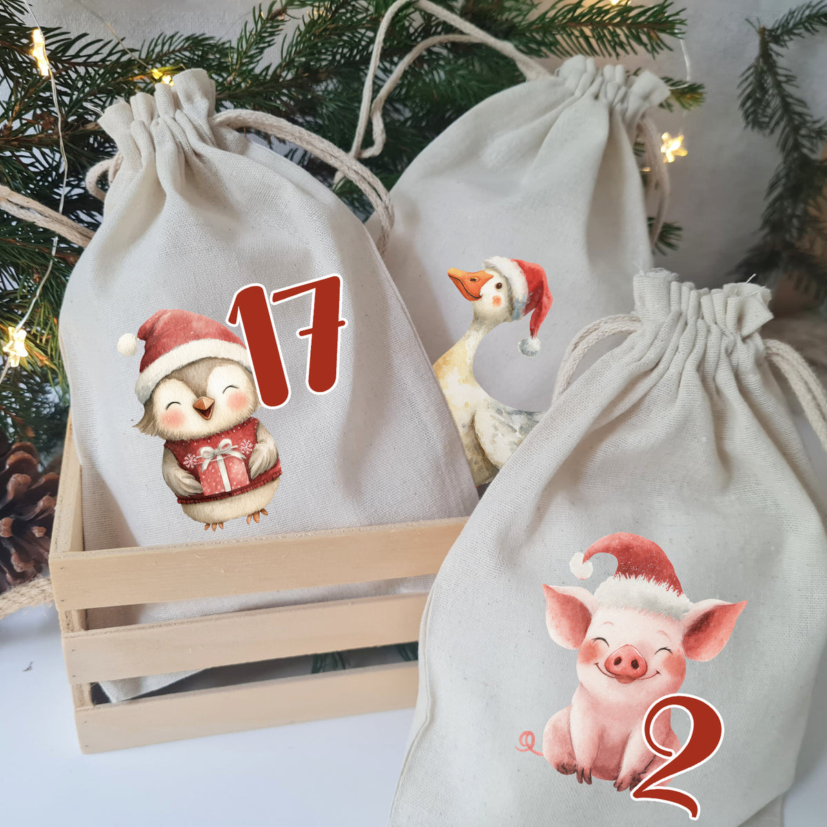 Adventskalender Weihnachten auf dem Bauernhof