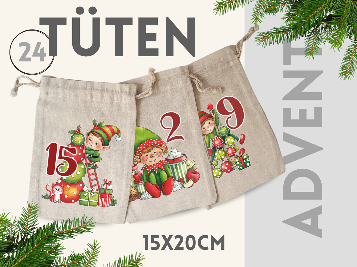 Adventskalender Fröhliche Weihnachtswichtel