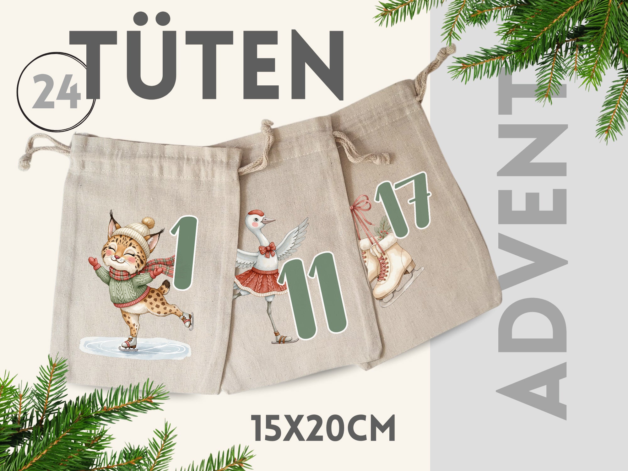 Adventskalender Winterspaß im Wald