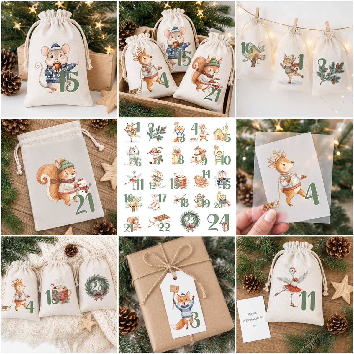 Adventskalender Winterspaß im Wald