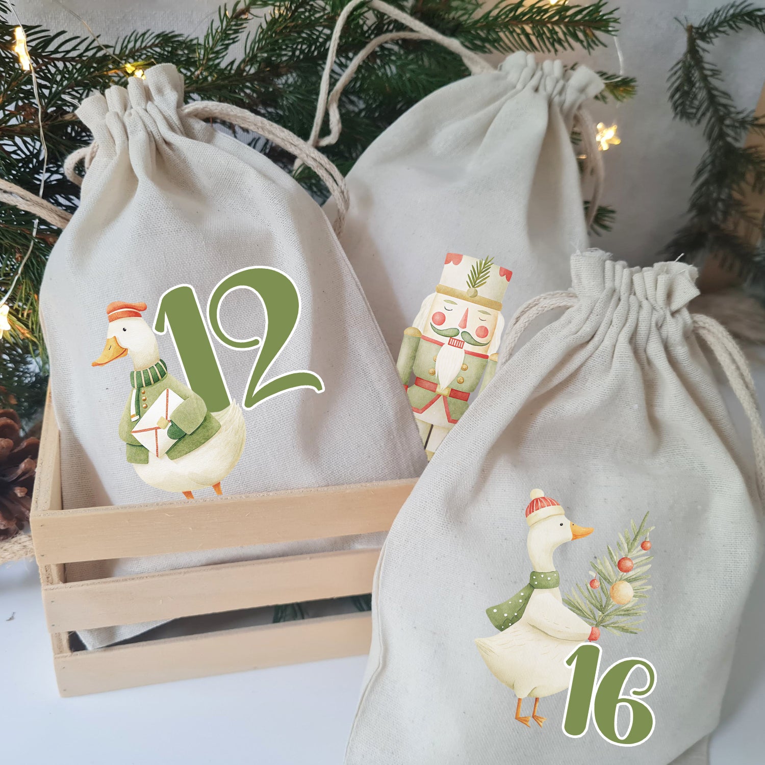 Adventskalender Weihnachtsgänse