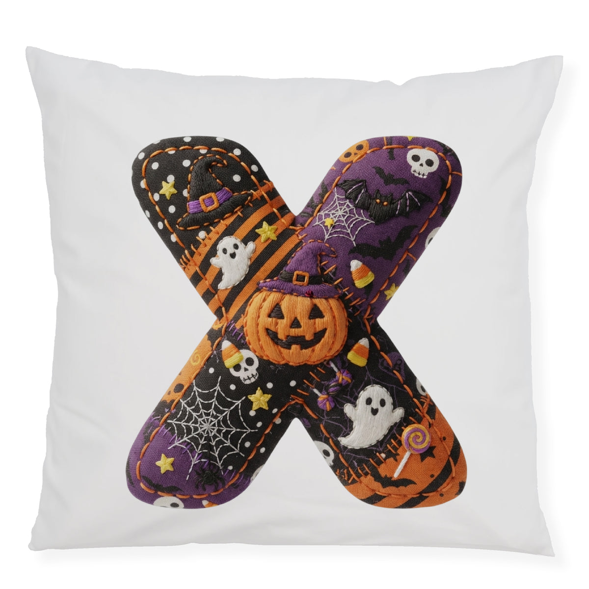 Kissenbezug mit Halloween-Motiv X