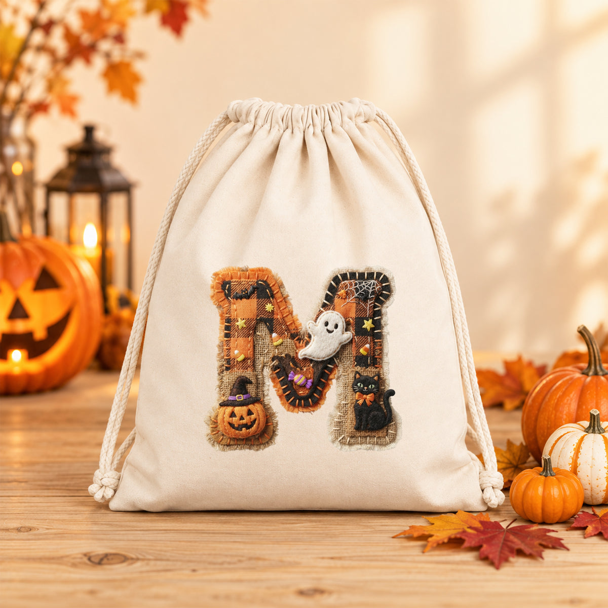 Turnbeutel Halloween M - Gruselige Freude für die Herbstzeit