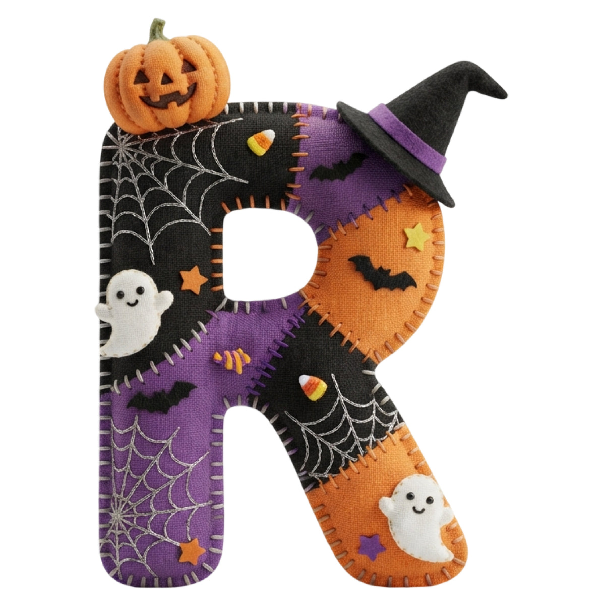 Turnbeutel Halloween Buchstabe R - Für schaurig schöne Abenteuer