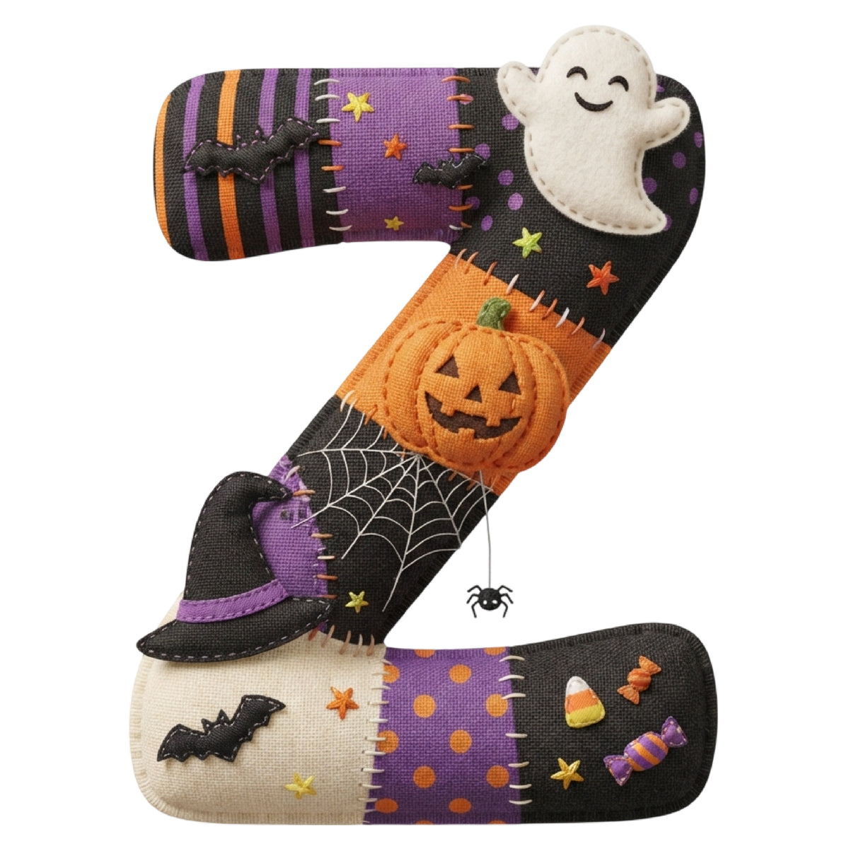 Turnbeutel Halloween Buchstabe Z - Für gruselige Abenteuer