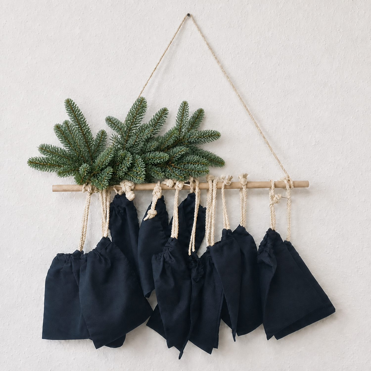 Baumwollsäckchen 15 × 20 cm in Blau – 1 oder 24 Stück