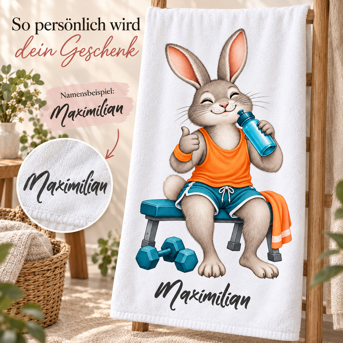 Personalisiertes Fitness-Handtuch, Motiv 5, Ansicht 5