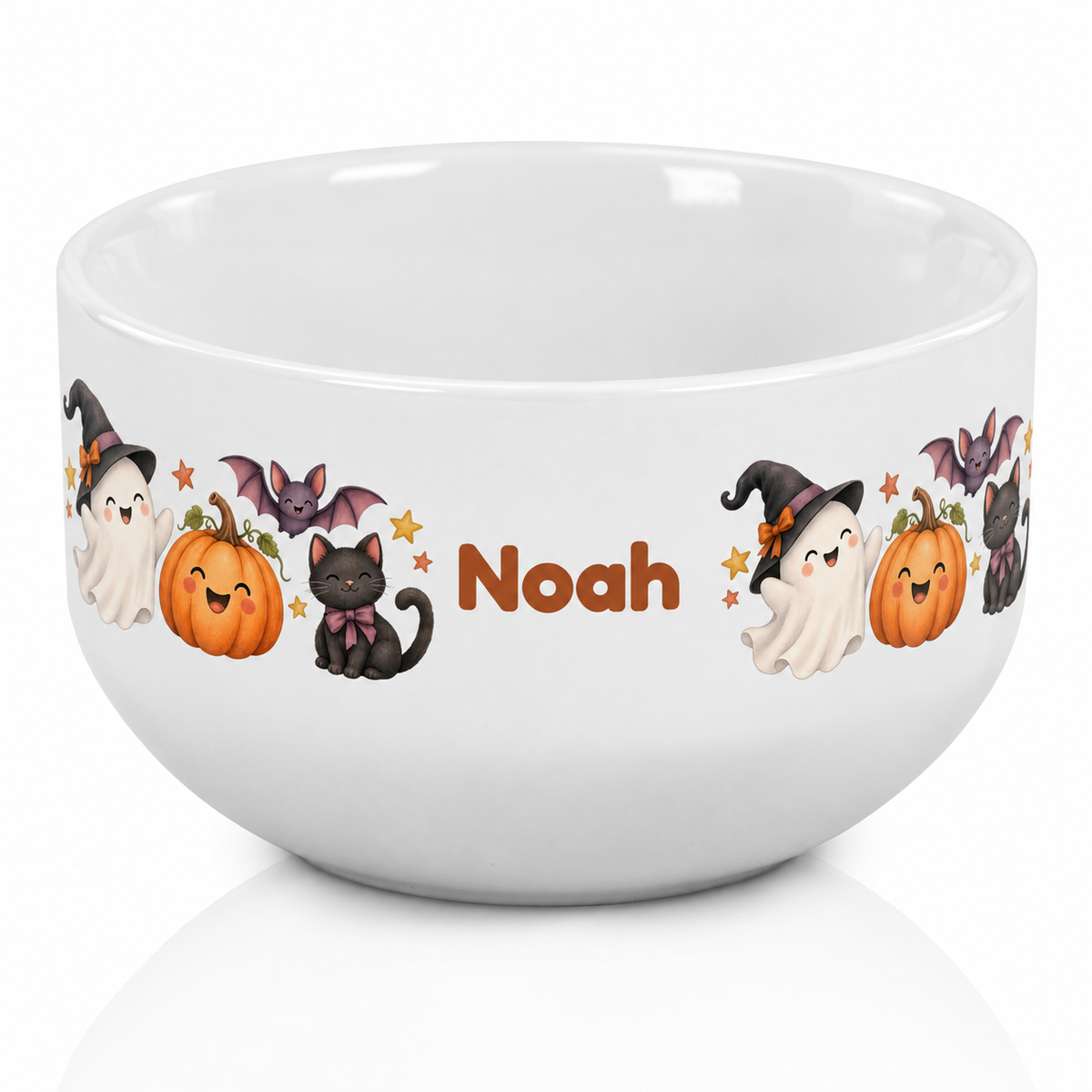 Müslischale Halloween-Party mit Beispielname Noah