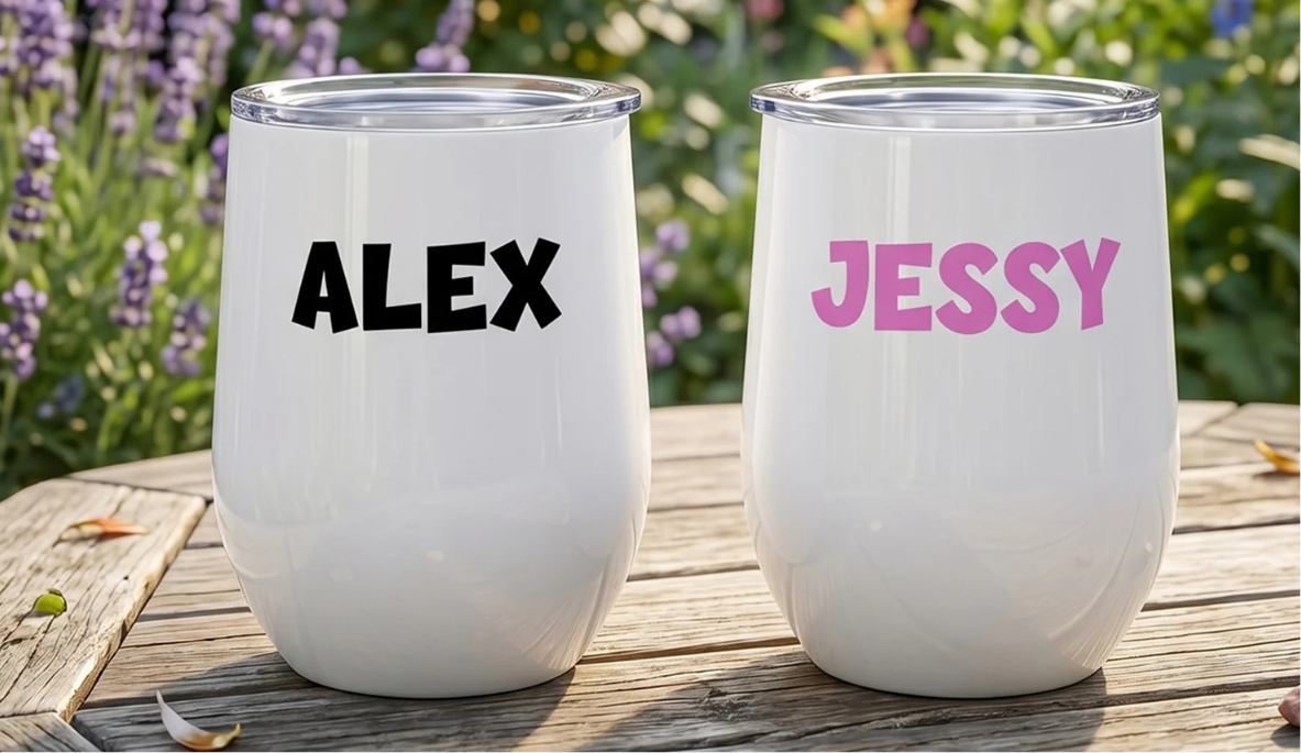 Geschenkideen für Paare & Freunde: Wann ein Weinbecher-Set mit Namen wirklich perfekt passt