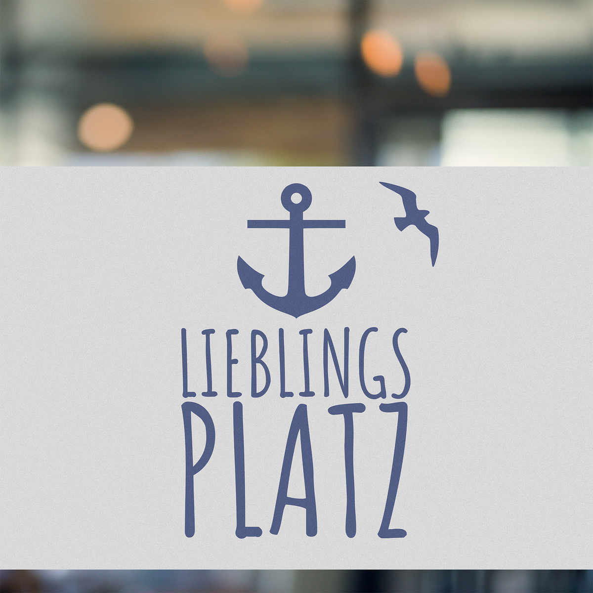 Fensterfolie Lieblingsplatz
