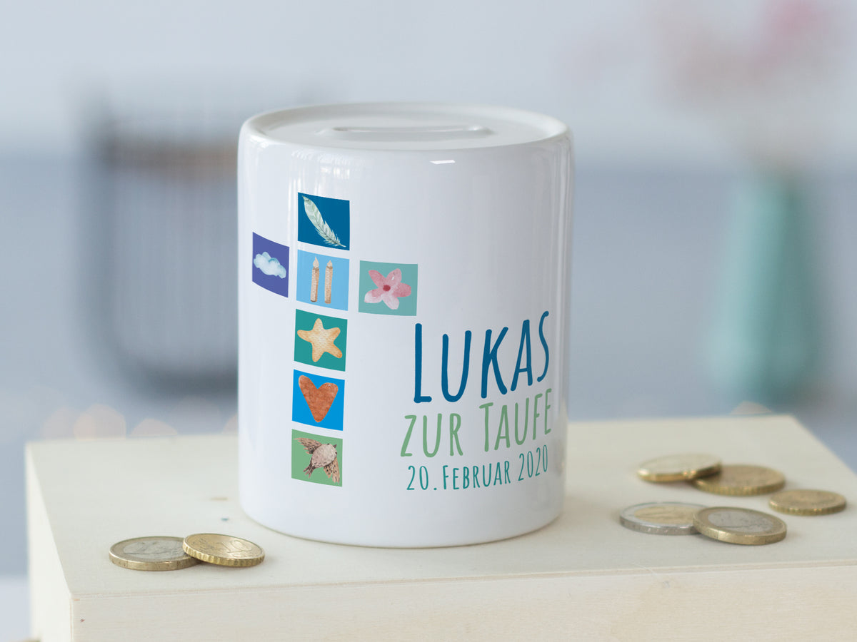 Spardose zur Taufe