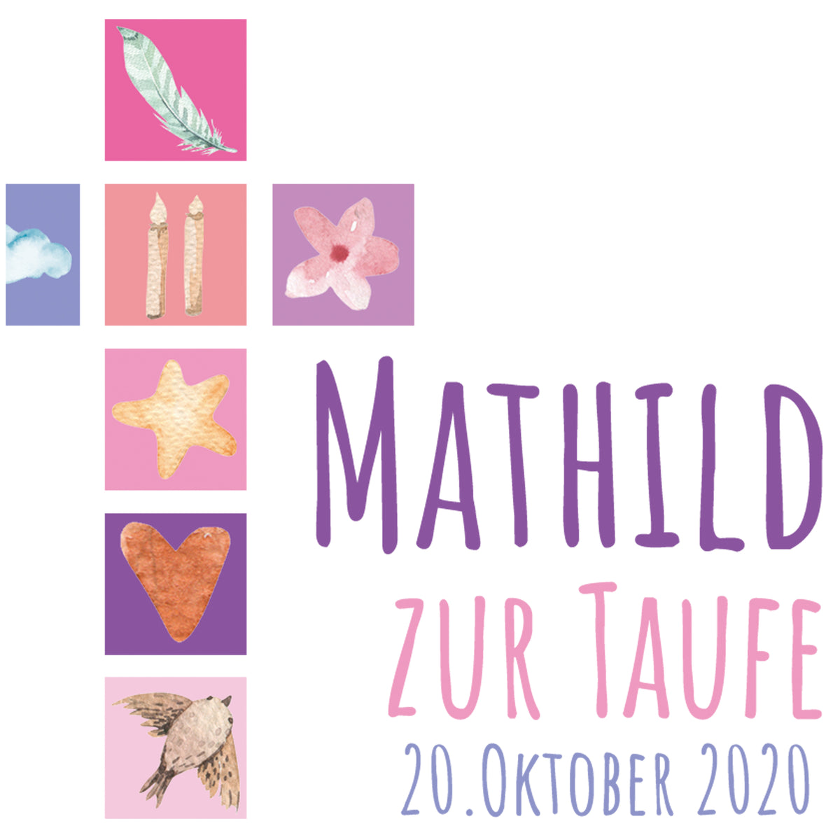 Spardose zur Taufe