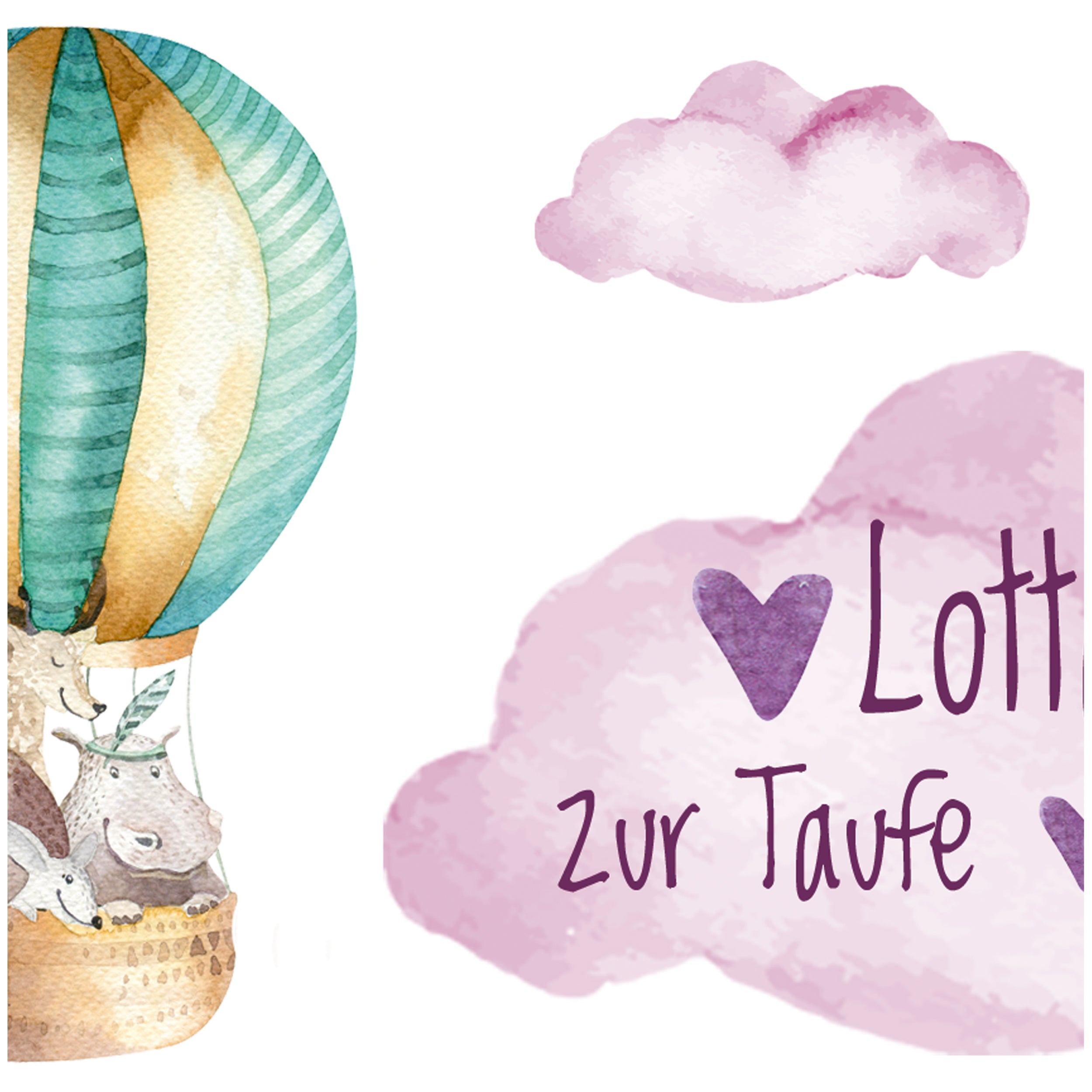 Spardose Heißluftballon