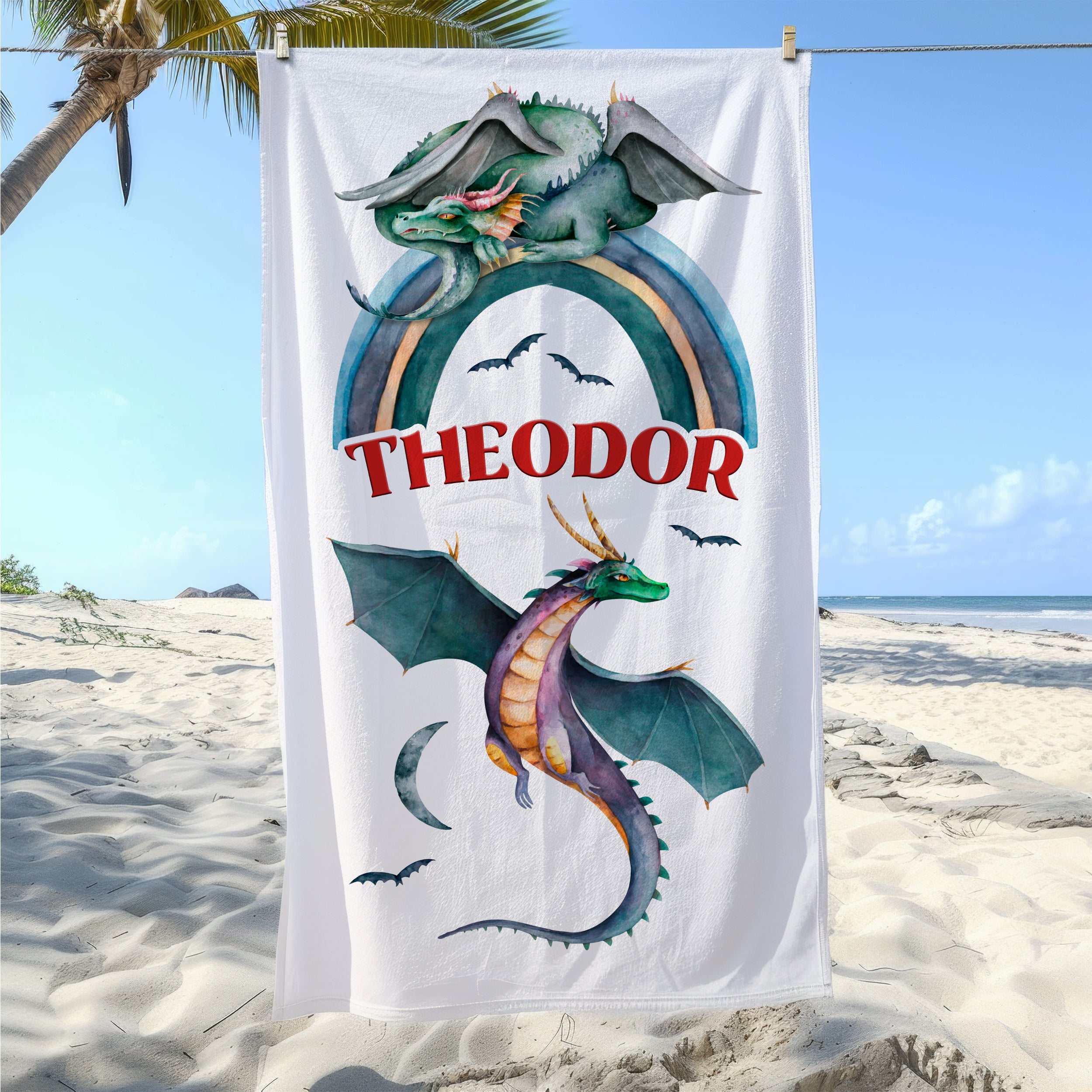 Handtuch Drache