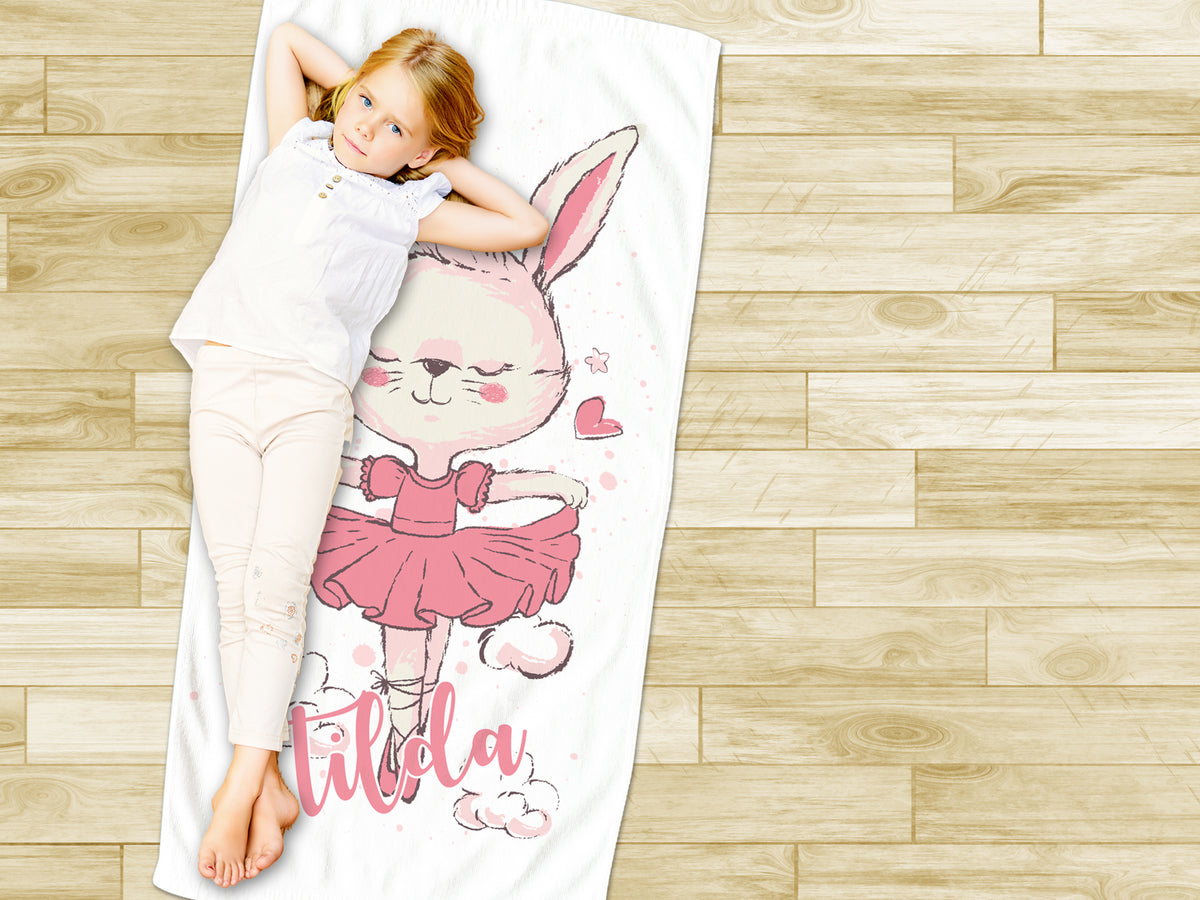 Handtuch Tanzende Ballerina
