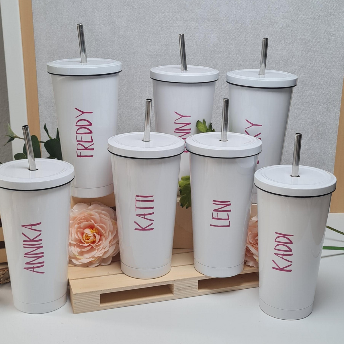 Trinkbecher mit Namen