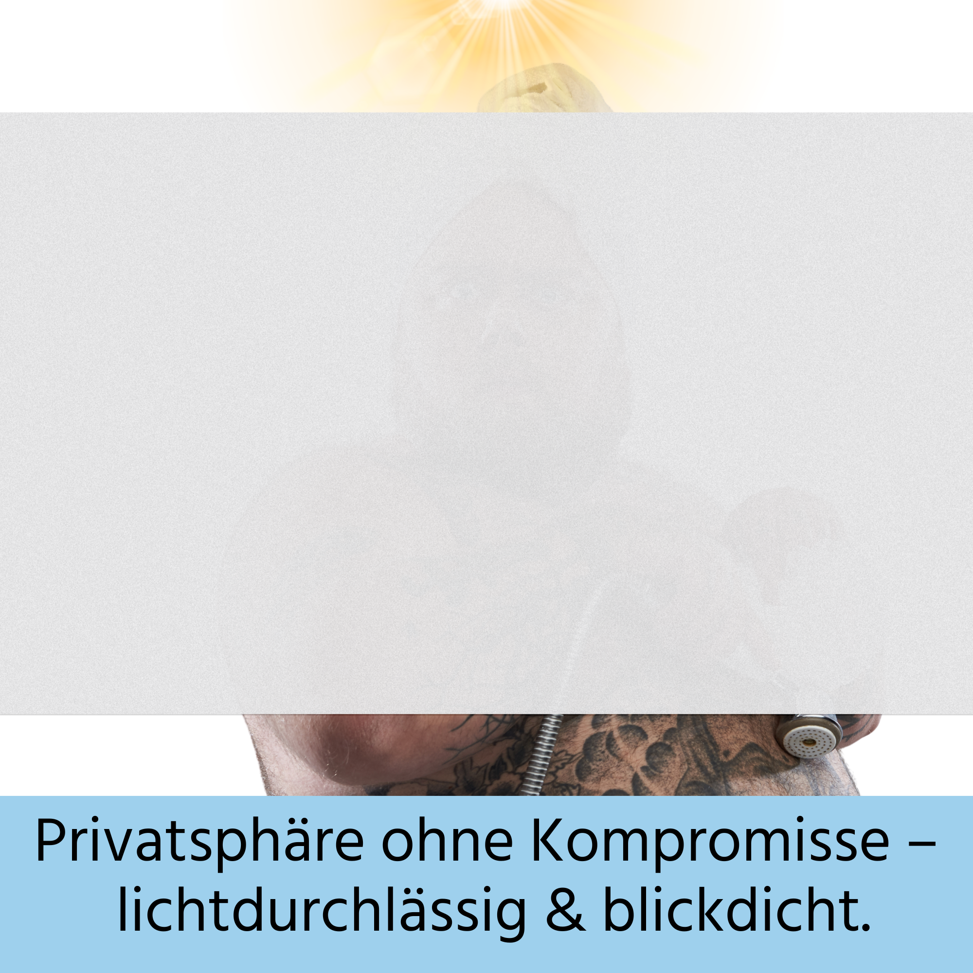 Fensterfolie Milchglas – Blickdichter Sichtschutz & Licht
