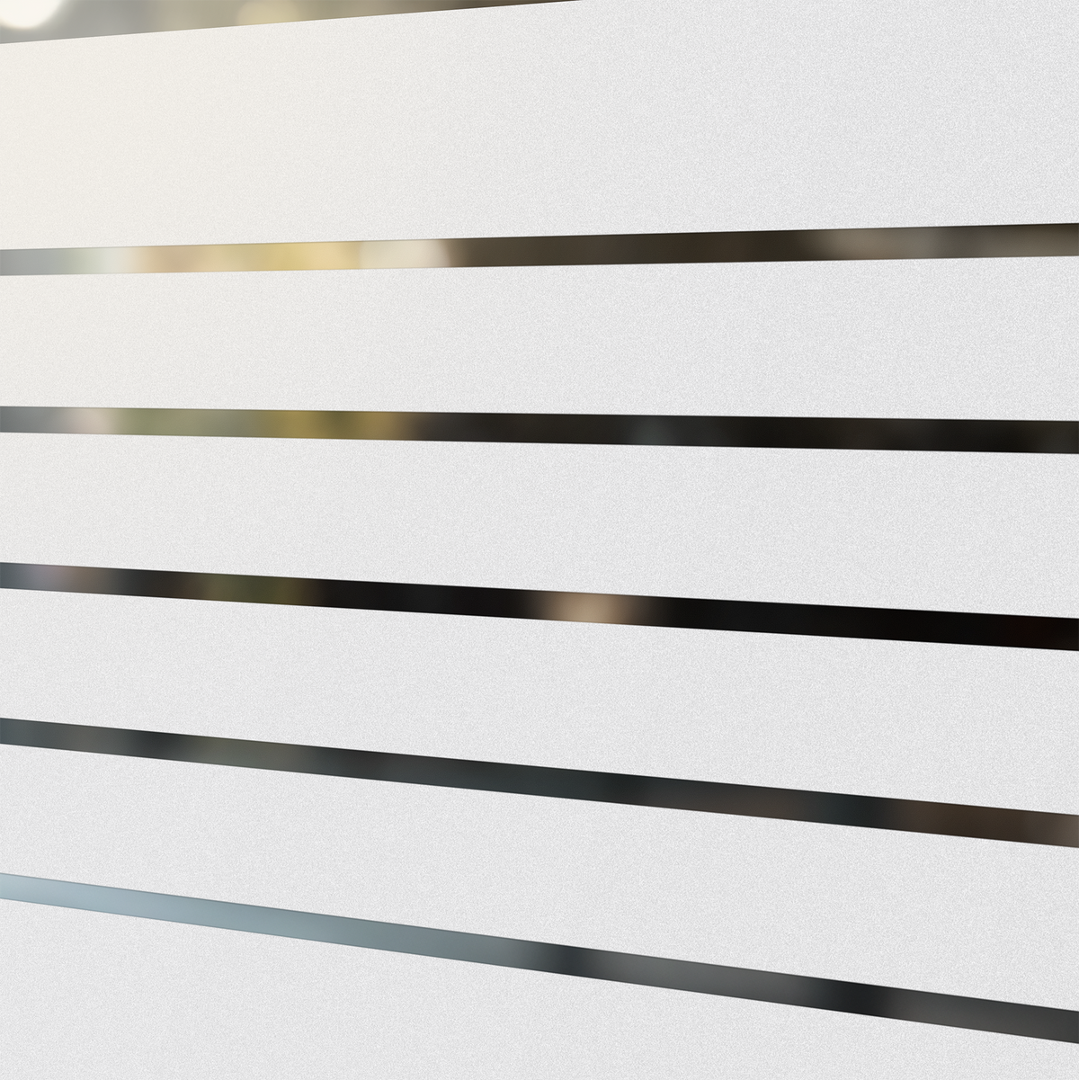 Fensterfolie Streifen Dekor Glas