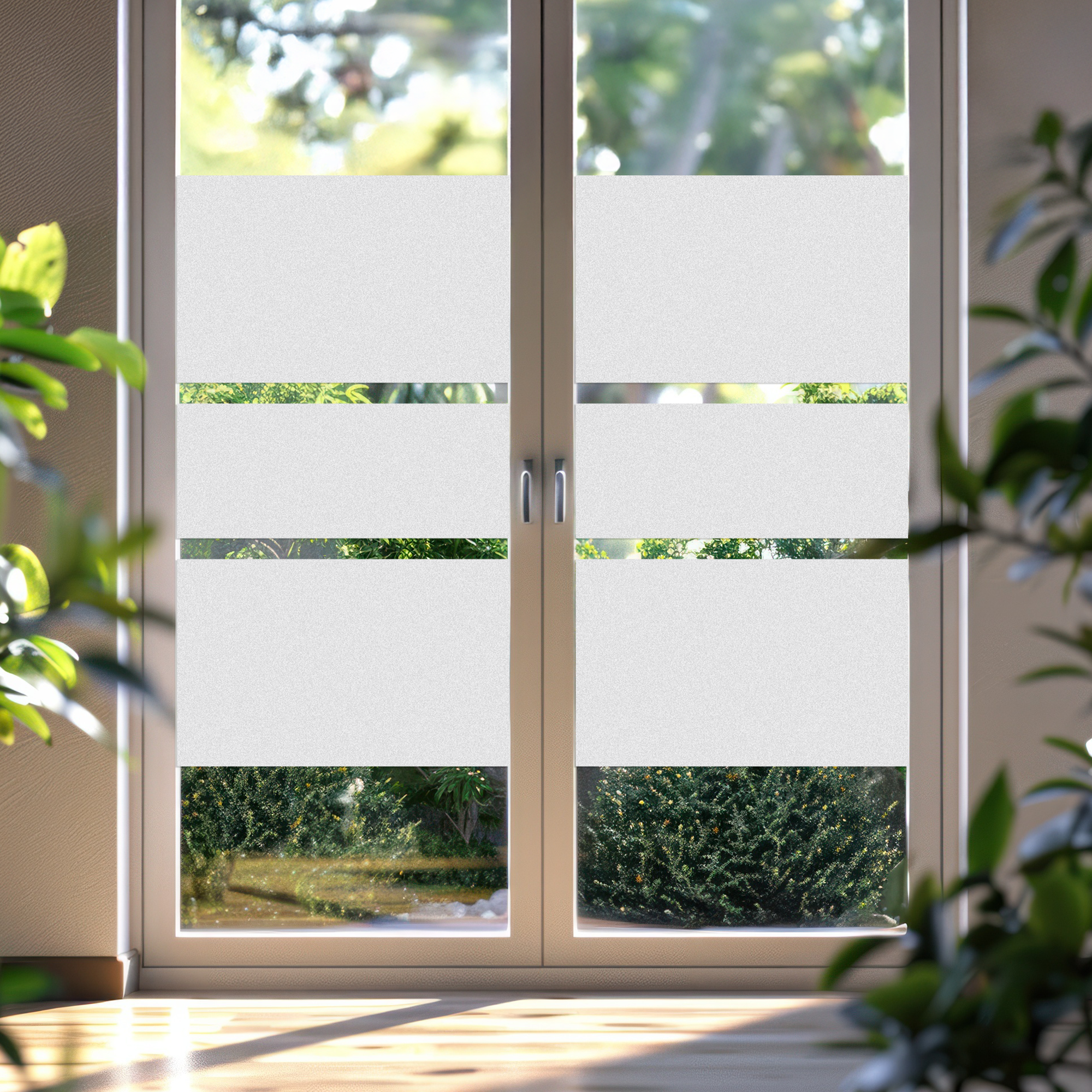 Streifen Fensterfolie für Glas