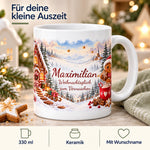 Weihnachtstasse Lebkuchen mit Namen – Keramik, 330 ml – 04-features-and-detail