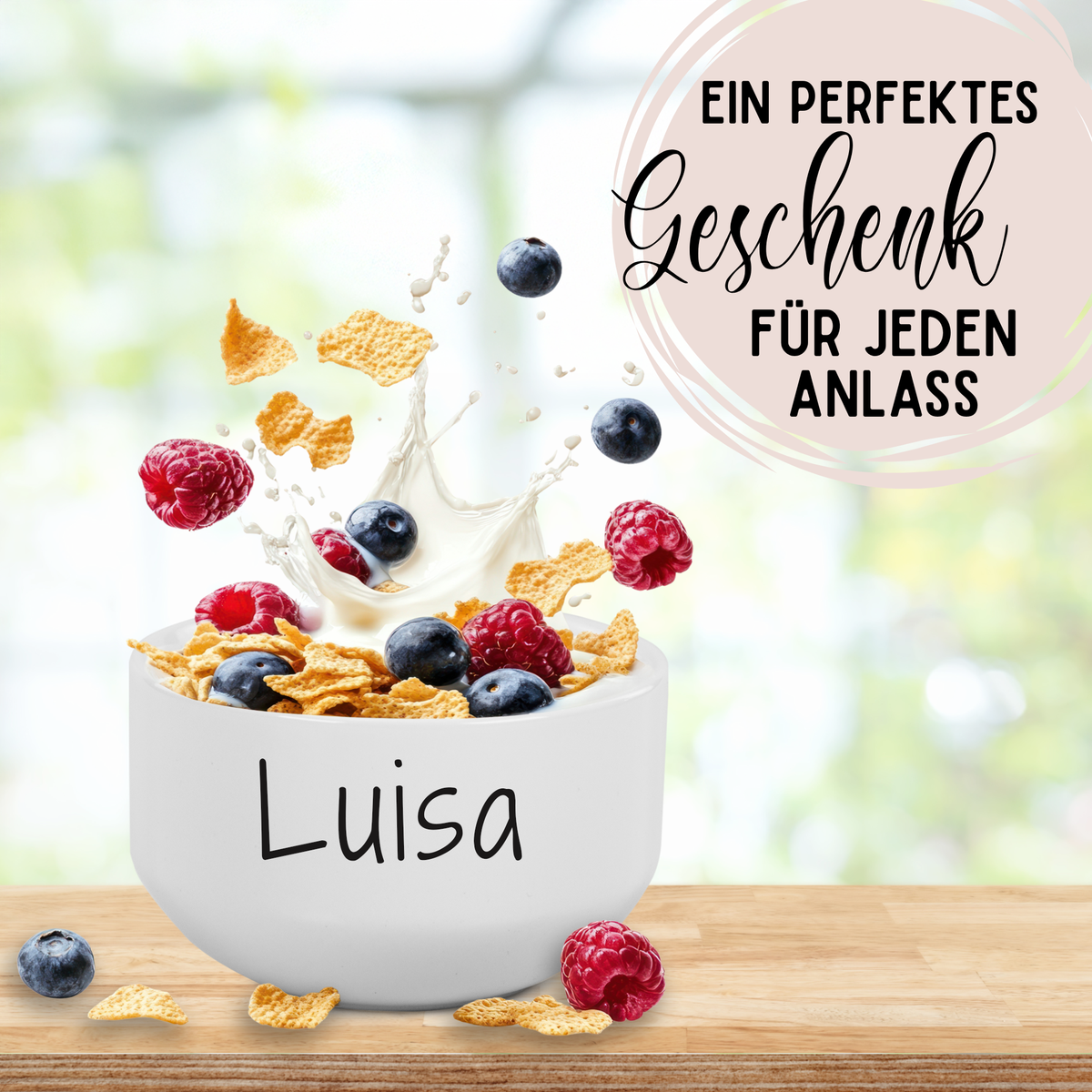Müslischale personalisiert mit Namen