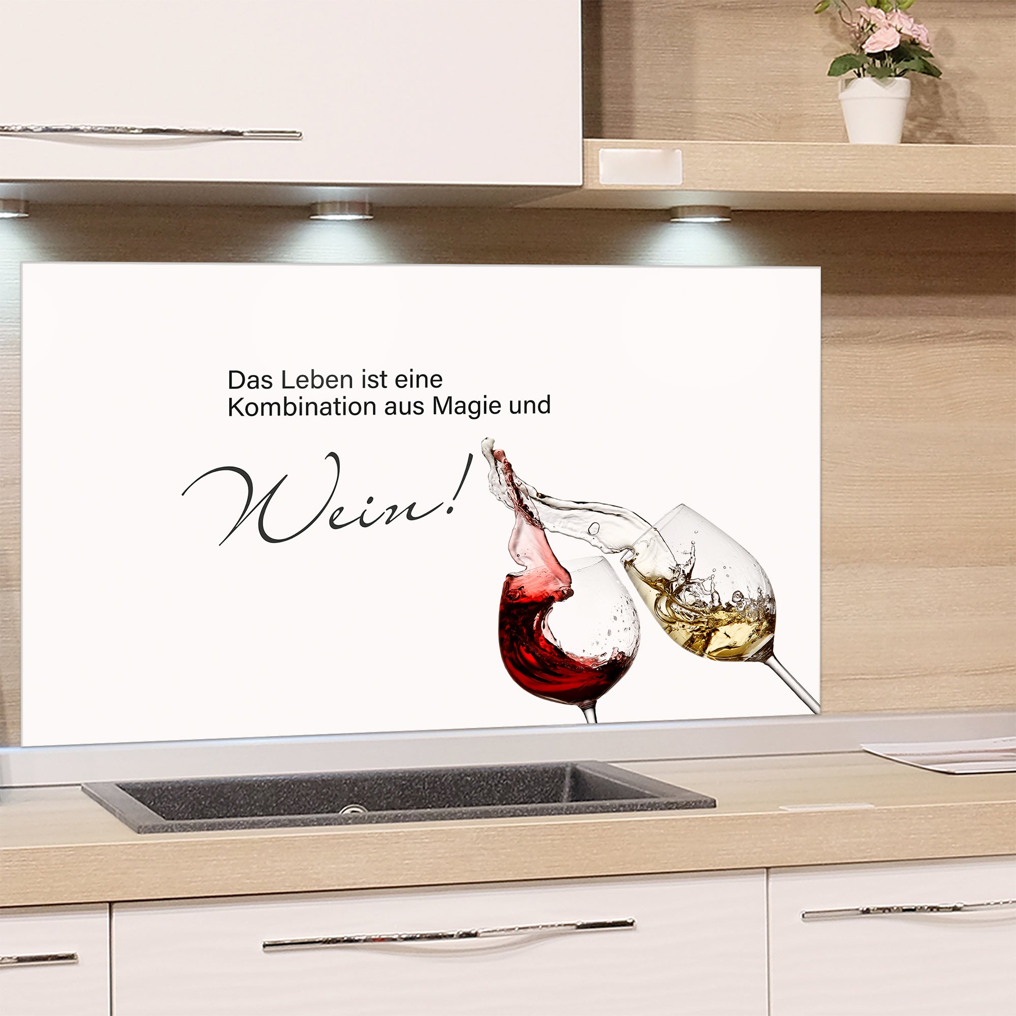 Spritzschutz Weinliebe