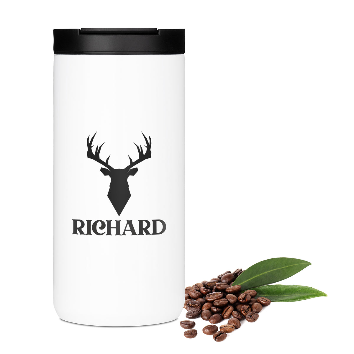 Kaffeebecher mit Hirschmotiv - Für Kaffeeliebhaber unterwegs
