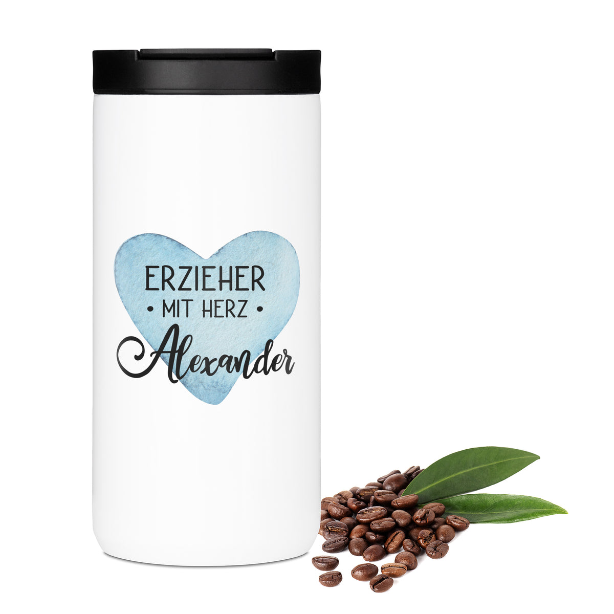 Kaffeebecher Erzieher mit Herz