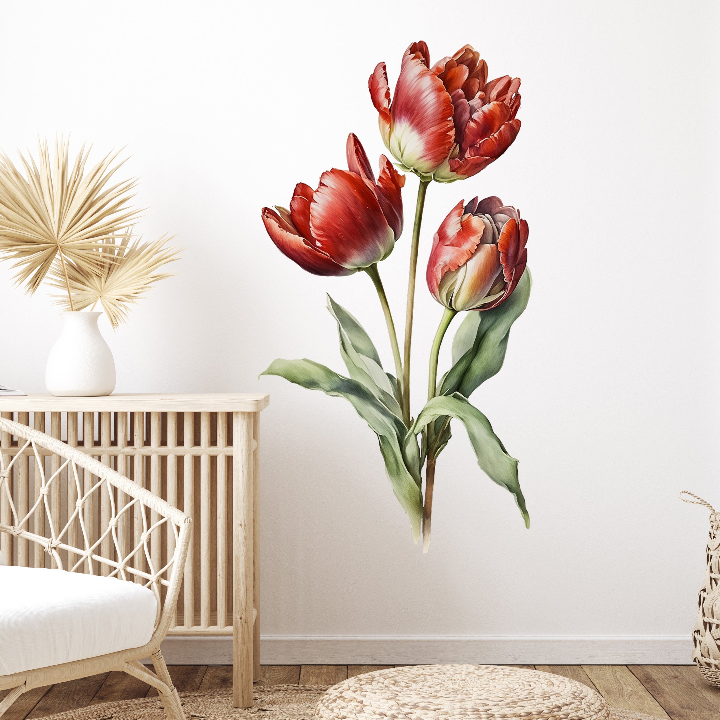 Wandtattoo Tulpen