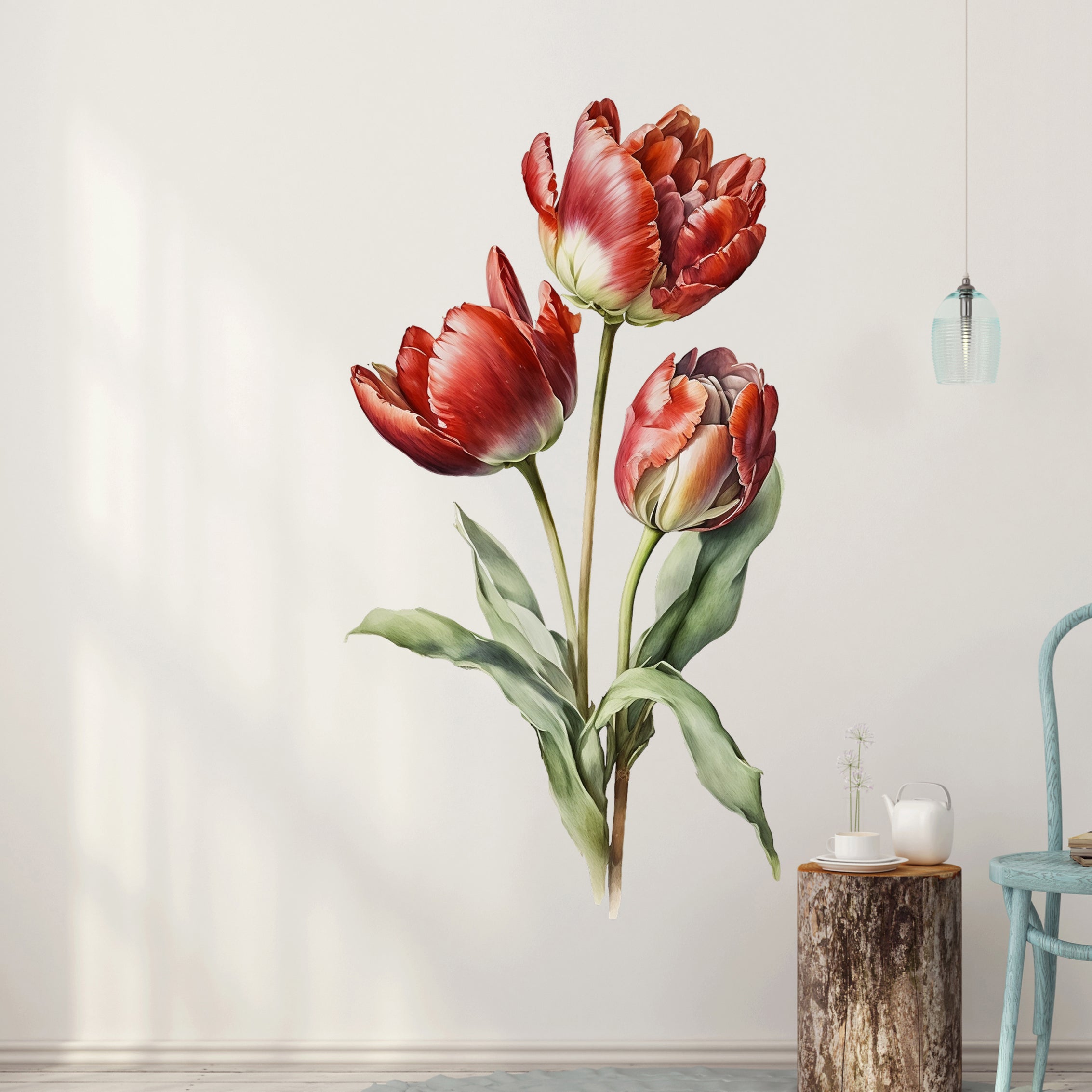 Wandtattoo Tulpen