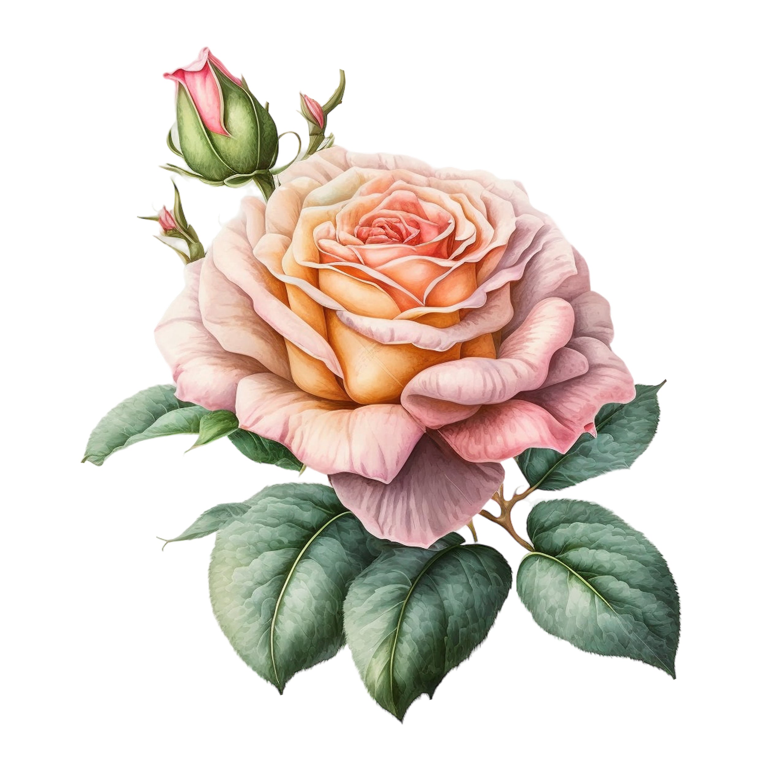 Wandtattoo Rose